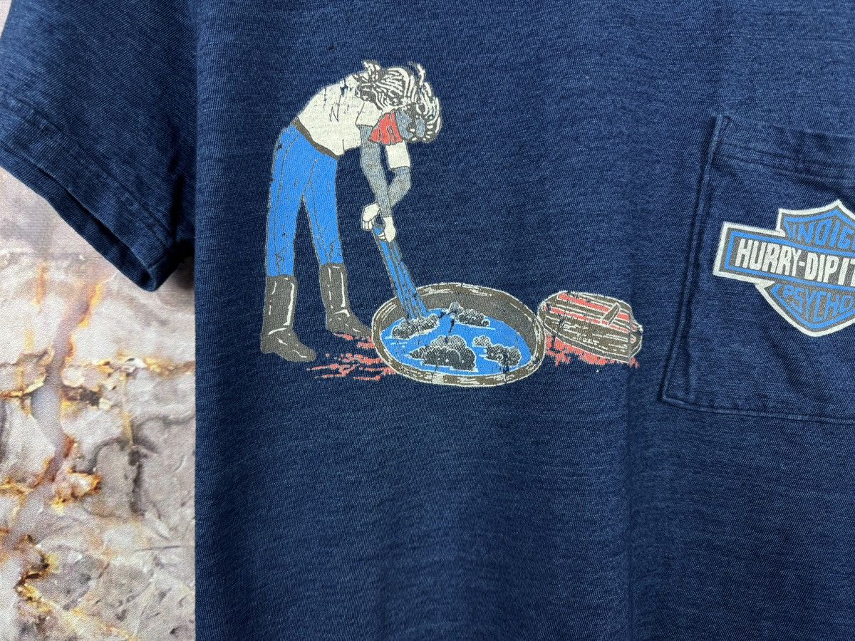 Kapital Kountry Men’s Kapital Indigo Psycho Hurry-Dipitinai T-Shirt Size 4 Size US M / EU 48-50 / 2 - 4 Thumbnail
