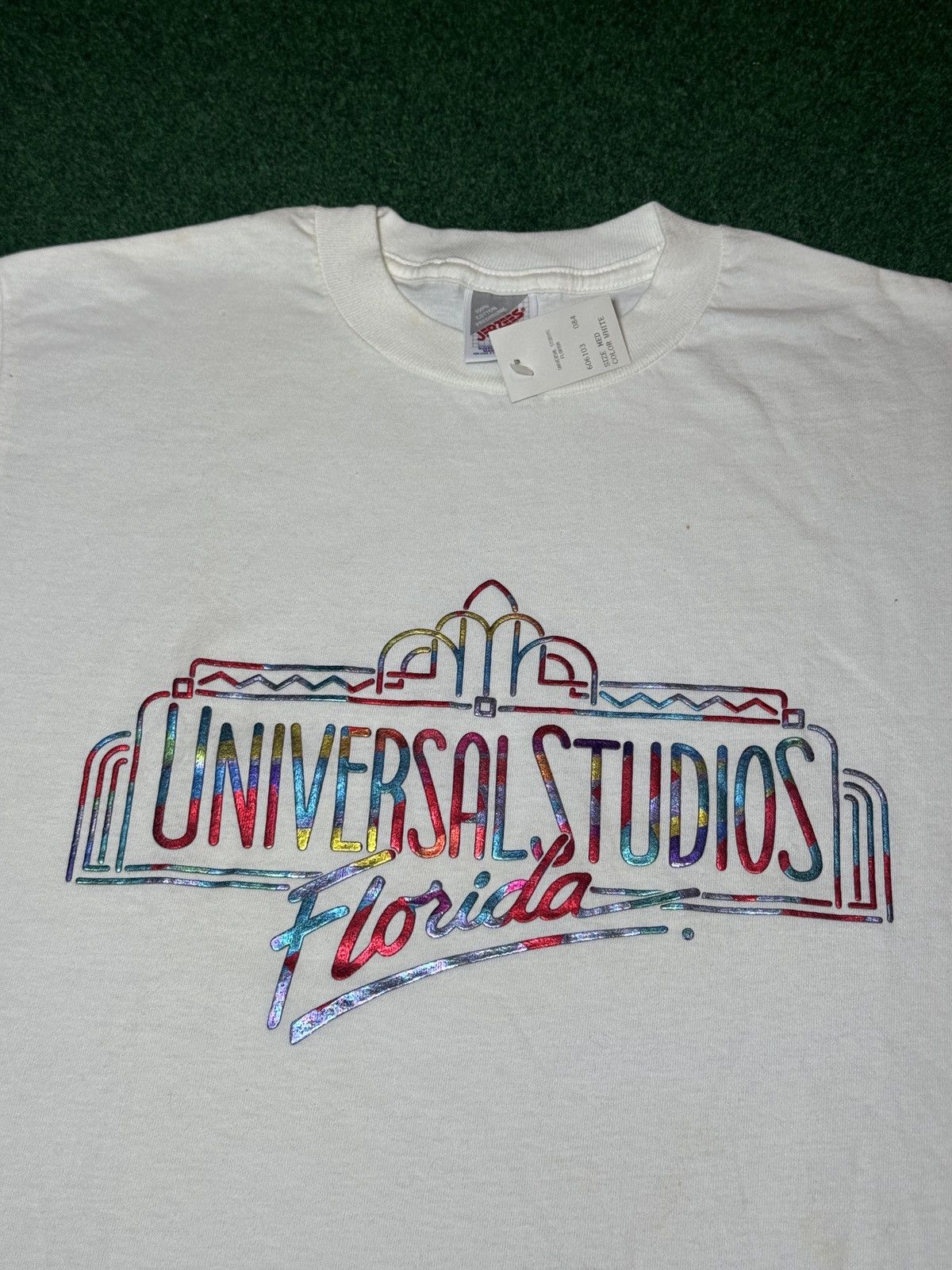 Jerzees Universal Studios Florida Vintage 90s Med NWT T Shirt 19x29 Size US M / EU 48-50 / 2 - 2 Thumbnail
