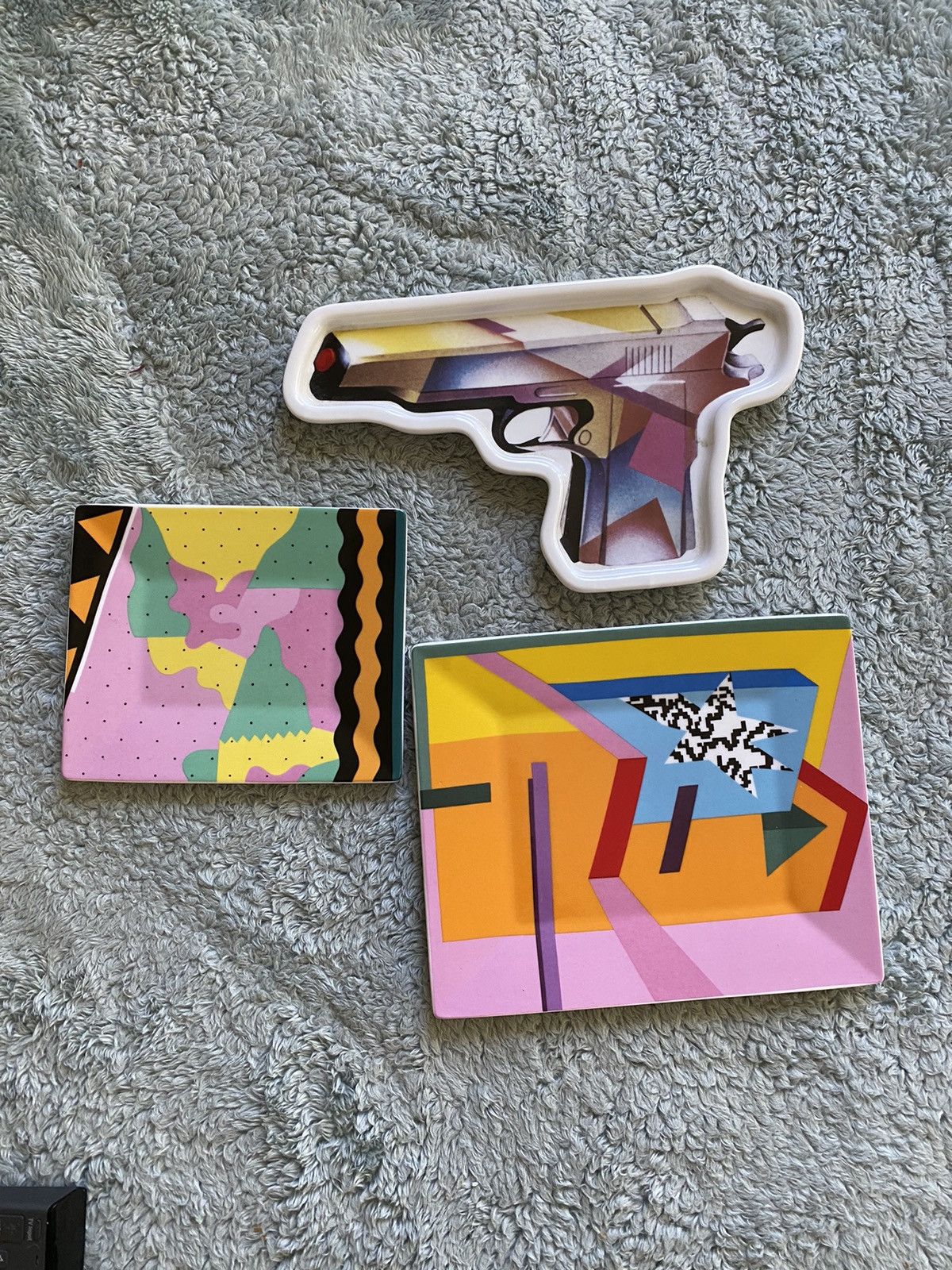 image of Supreme X Mendini Ashtray Set Of 3 100% Authentic in White, Men's