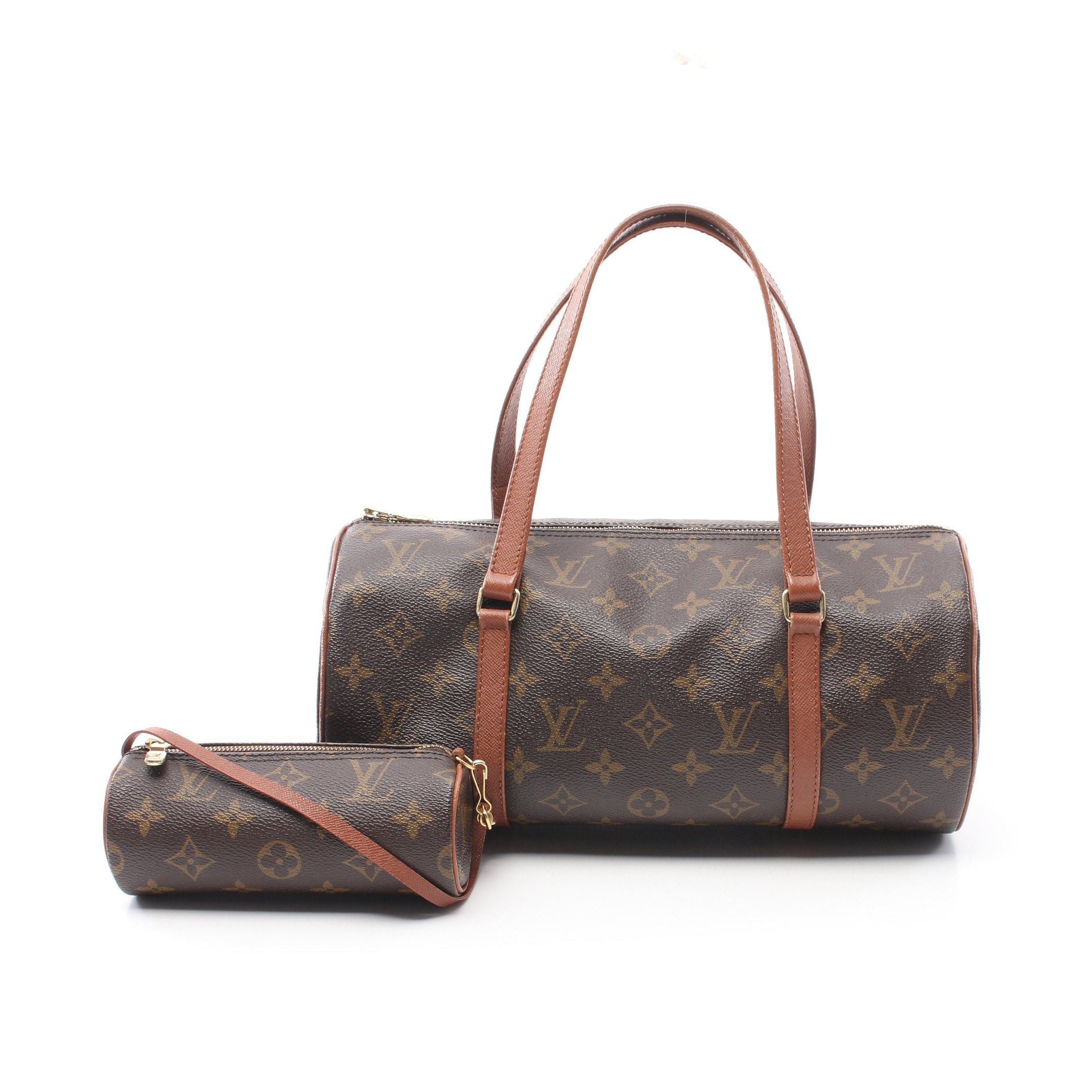 Louis Vuitton Louis Vuitton Papillon 30 Monogram Handbag Leather Brown Size ONE SIZE - 1 Thumbnail