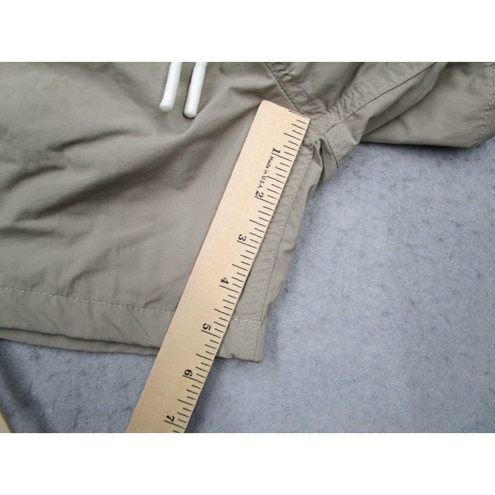 CLOT Standard Cloth Shorts Mens Medium Beige Lined Nylon Performance Active Workout Size US 31 - 3 Thumbnail