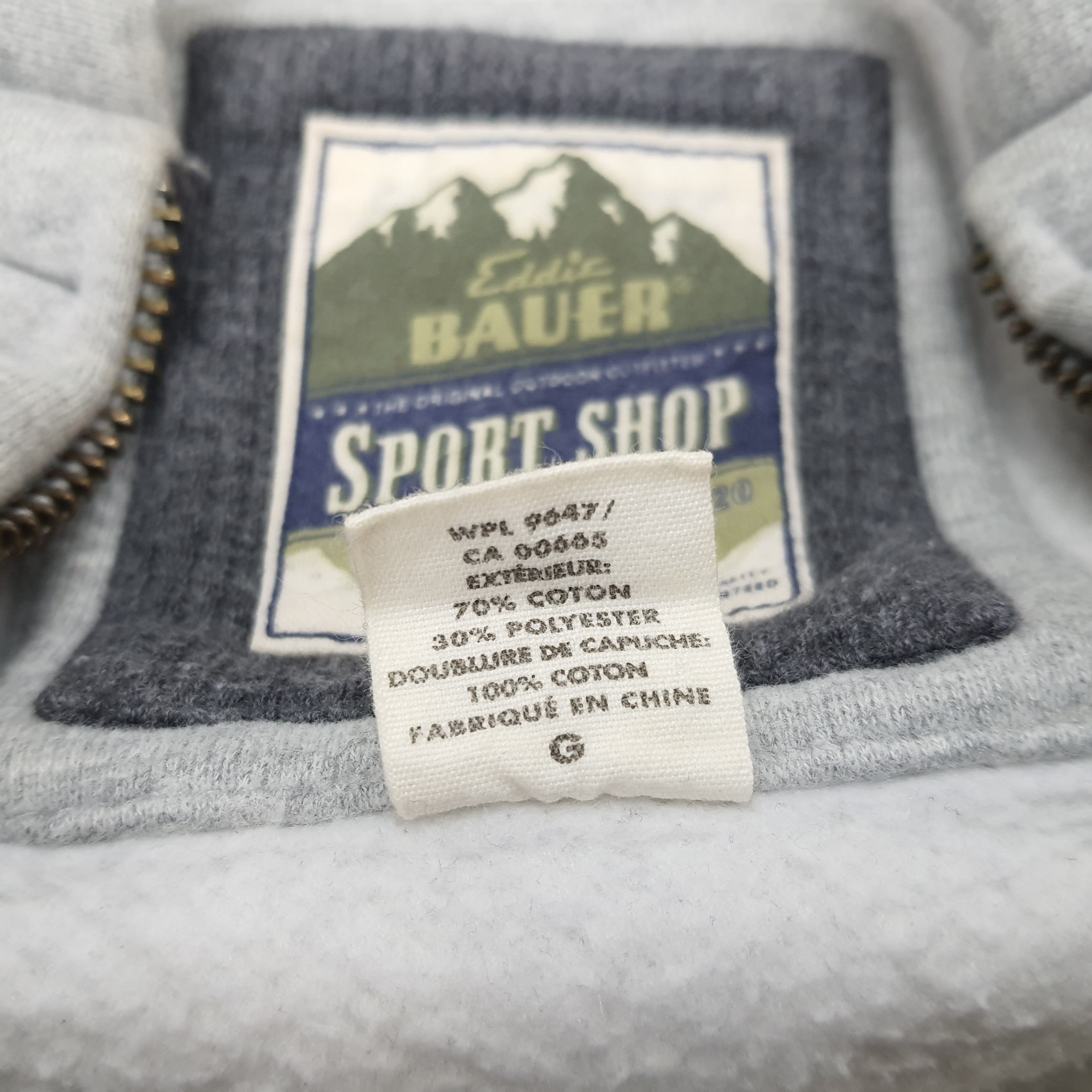 Eddie Bauer × Vintage Vintage Eddie Bauer Sport Shop Zipper Hoodies Size US L / EU 52-54 / 3 - 6 Thumbnail