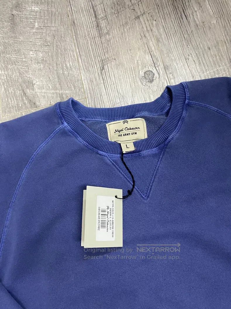 Nigel Cabourn Nigel Cabourn Blue dyed sweatshirt Size US L / EU 52-54 / 3 - 3 Thumbnail