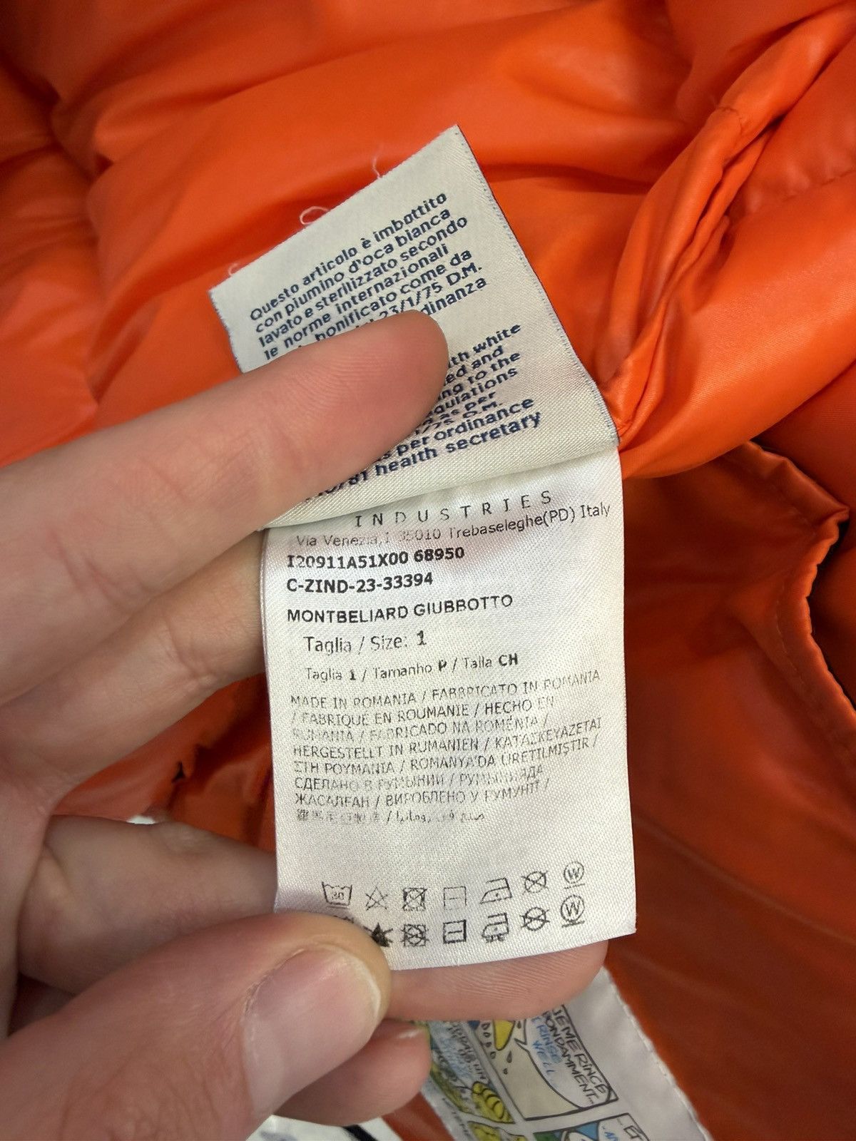 Moncler Moncler Montbeliard Guibbotto Orange Size US S / EU 44-46 / 1 - 6 Thumbnail