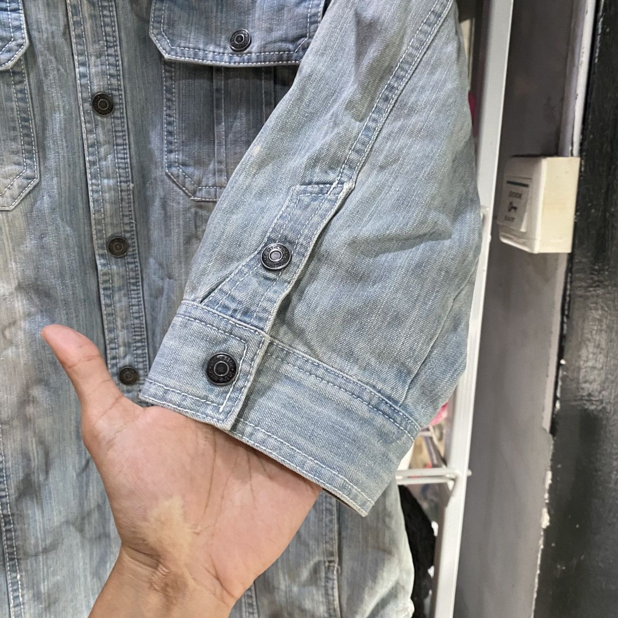 In The Attic In The Attic dirty denim shirt Size US M / EU 48-50 / 2 - 6 Thumbnail