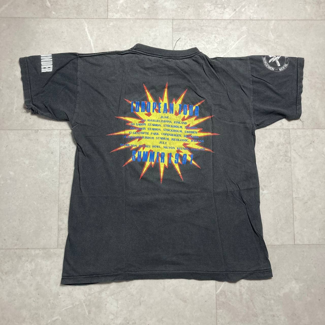 Band Tees Vintage Rare 90s Thunder Metal Rock Band Tour Tee Size US M / EU 48-50 / 2 - 6 Thumbnail
