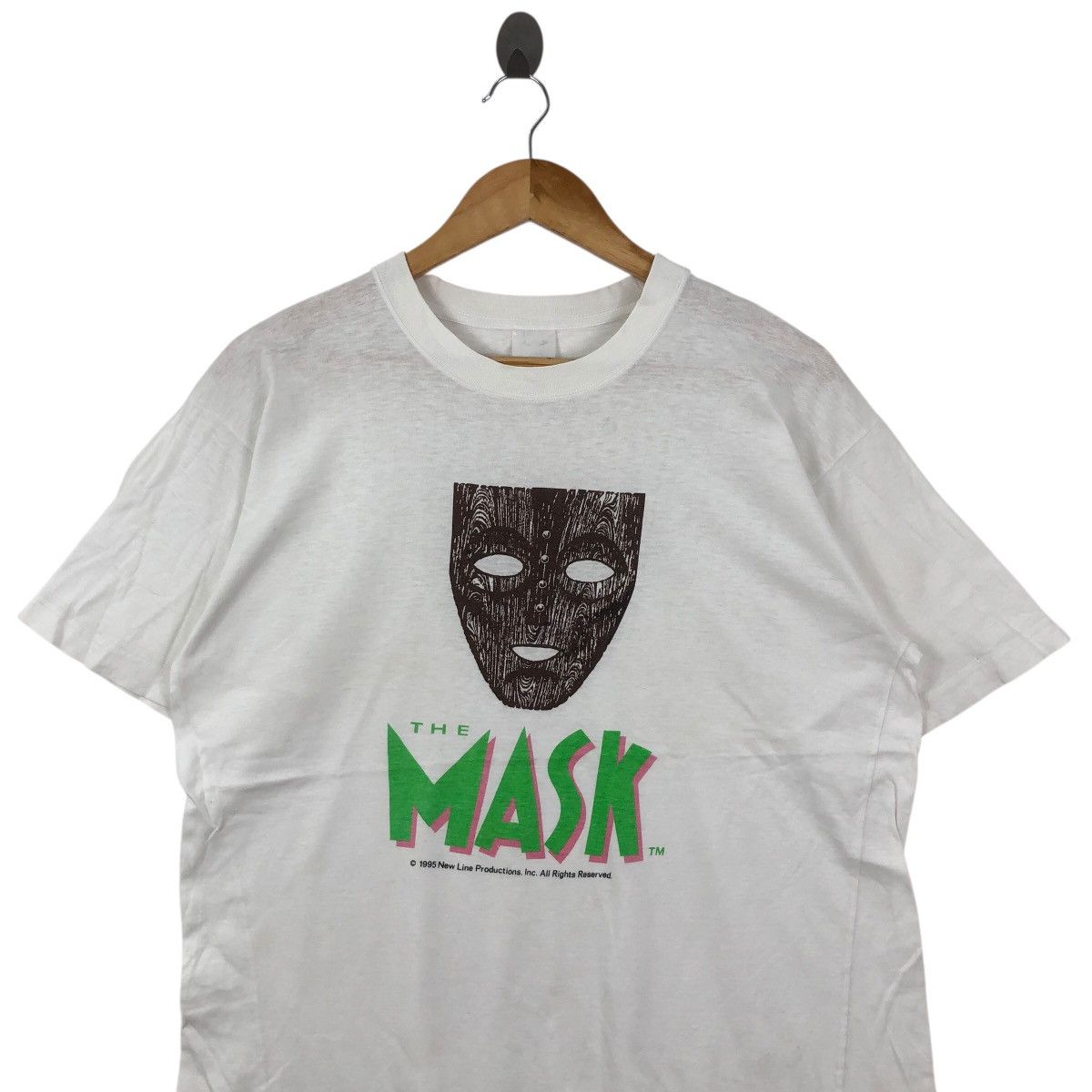 Vintage Vintage 90s THE MASK Movie T Shirt Vintage Clothing Size US L / EU 52-54 / 3 - 2 Thumbnail