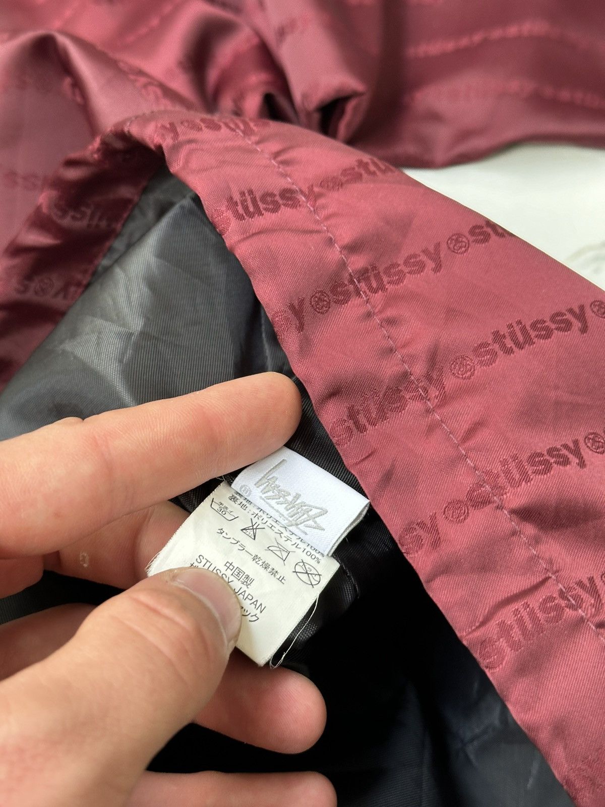Stussy × Vintage RARE STUSSY VINTAGE MONOGRAM LIGHT JACKET Size US M / EU 48-50 / 2 - 9 Thumbnail