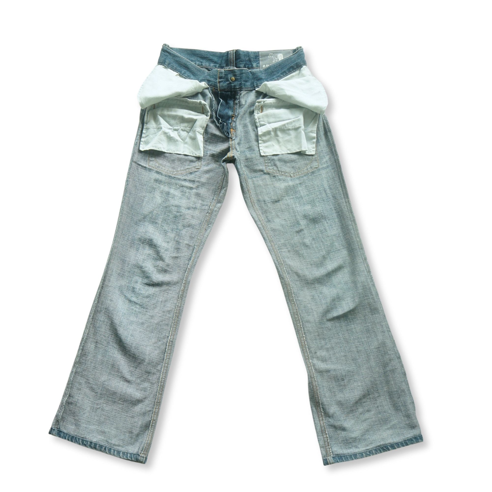 Japanese Brand NUSY JEANS Multi Pockets Jeans Size 27" / US 4 / IT 40 - 7 Thumbnail
