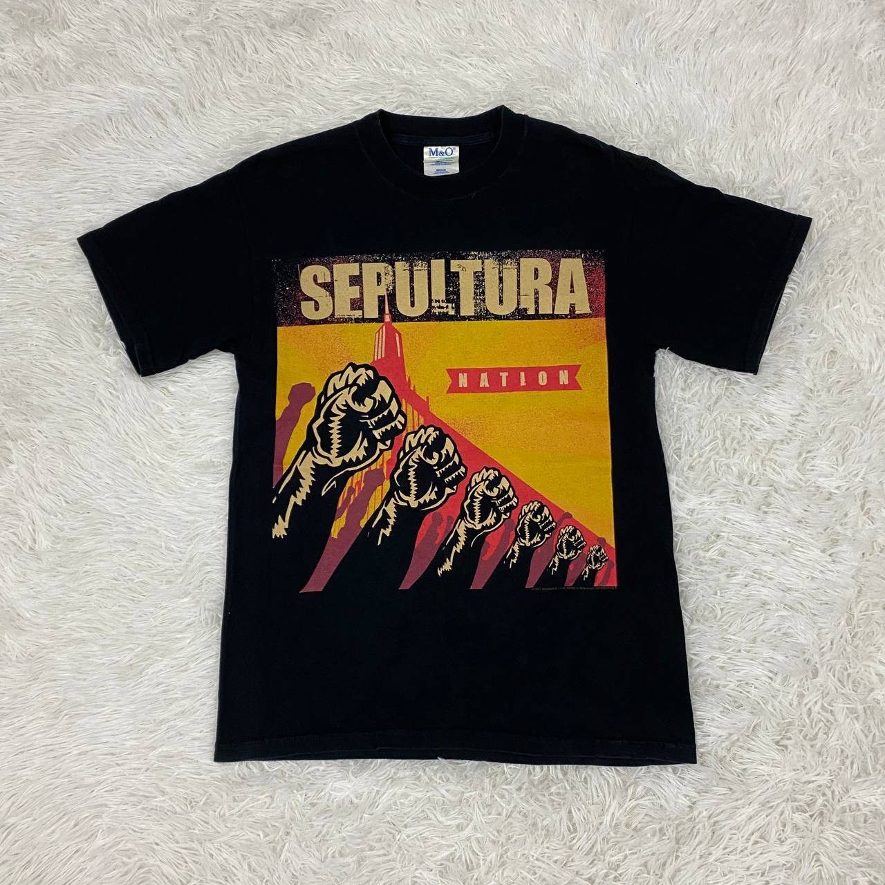 Band Tees Vintage metal band sepultura nation album art cover Size US M / EU 48-50 / 2 - 1 Thumbnail