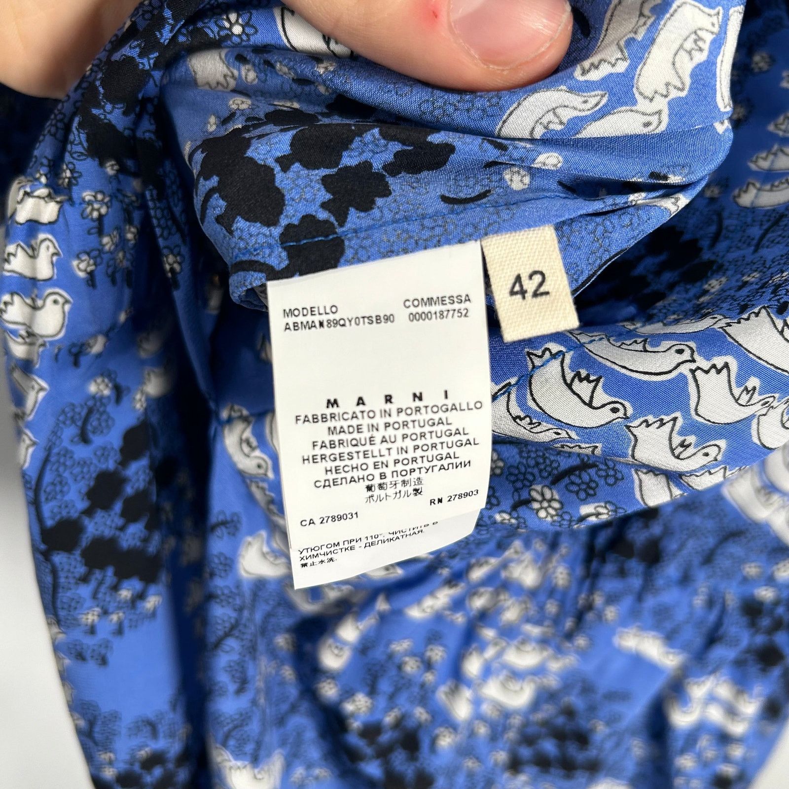 Marni Marni Blue Sundress Size 42it Size M / US 6-8 / IT 42-44 - 4 Thumbnail