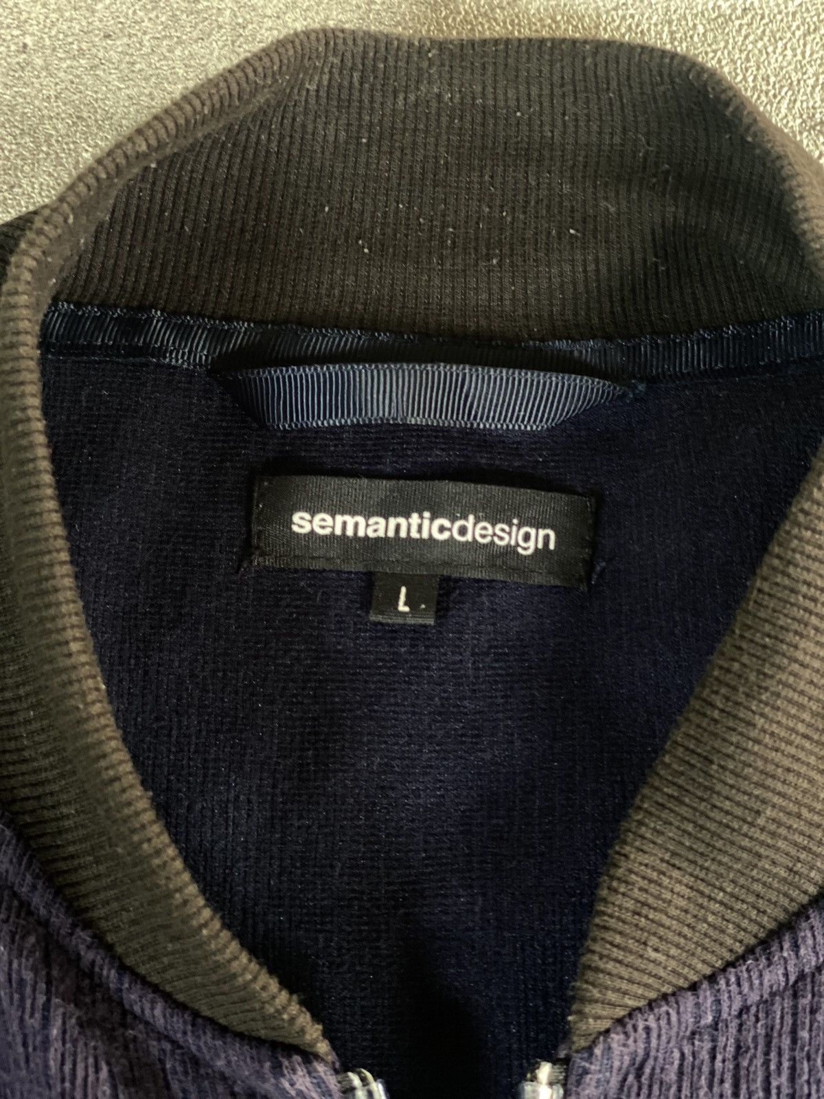 semanticdesign Semantic Design knit bomber navy Size US M / EU 48-50 / 2 - 4 Thumbnail