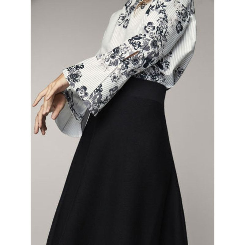 MASSIMO DUTTI Printed Poplin Blouse NWT LAST ONE!!!