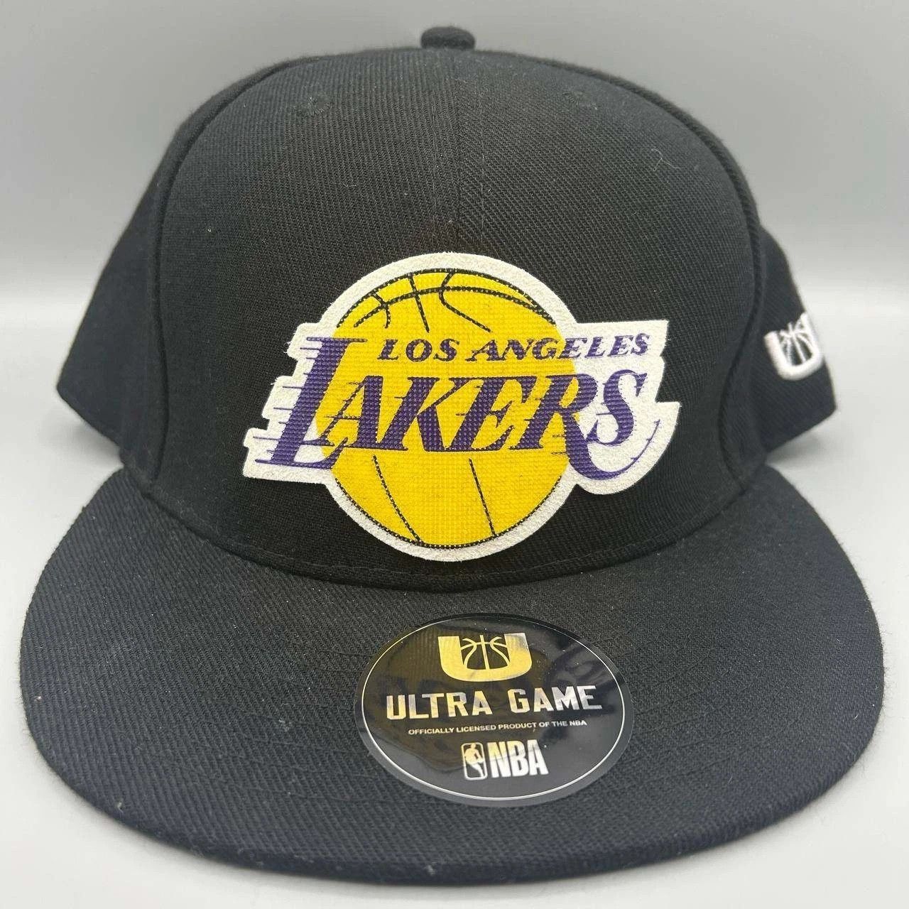 Other Los Angeles LA Lakers Hat Men Black NBA Ultra Game Snap Back Size ONE SIZE - 1 Thumbnail