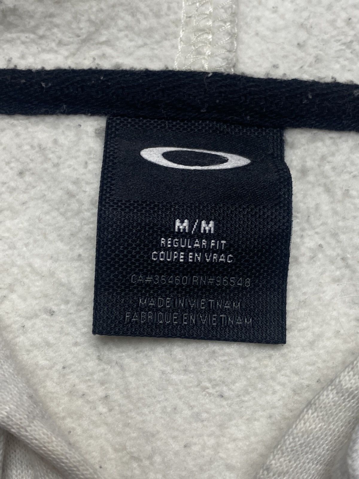 Oakley 2000s Oakley - Broken White Iconic Logo Zip Hoodie Logo Size US L / EU 52-54 / 3 - 3 Thumbnail