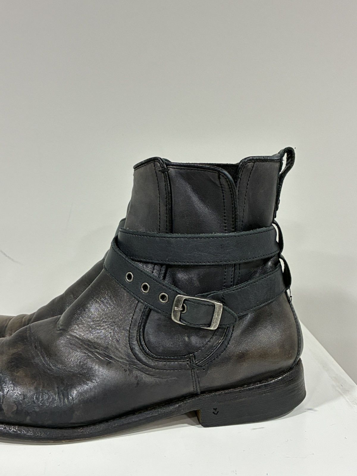 John Varvatos Bowery Buckled Chelsea Boot 10.5 or EU 44.5 Size US 10.5 / EU 43-44 - 6 Thumbnail