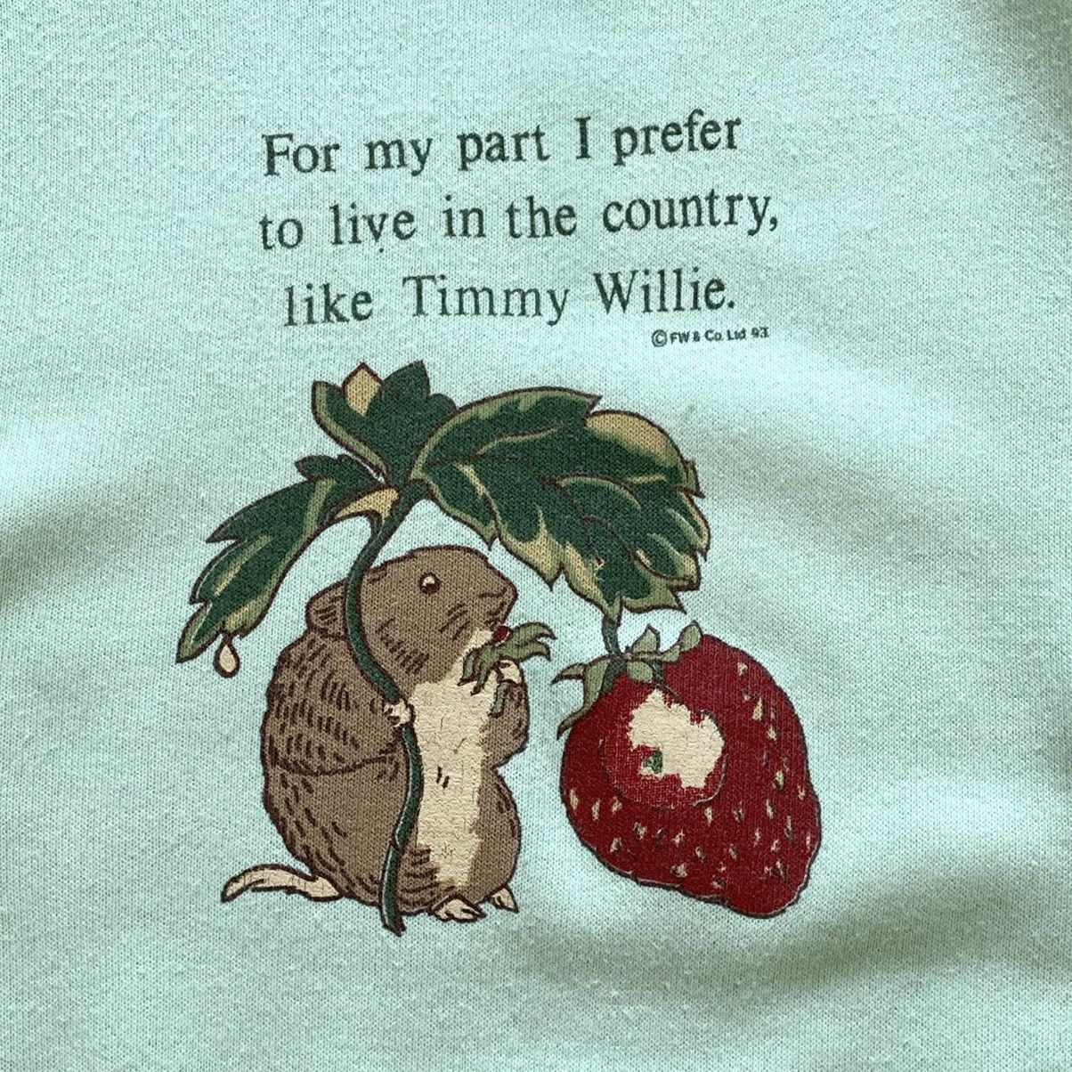 Vintage Rare 1993 Beatrix Potter Peter Rabbit Official Sweatshirt Size US M / EU 48-50 / 2 - 2 Thumbnail