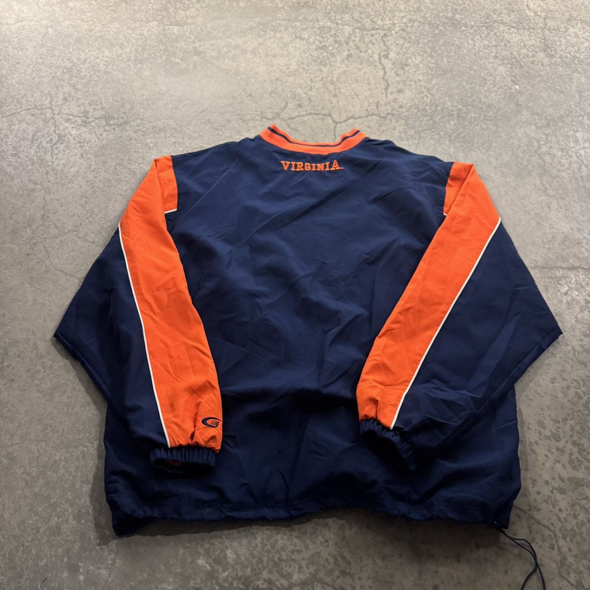 Vintage Vintage 90s Y2K Virginia Cavaliers Pullover Jacket Navy Size US L / EU 52-54 / 3 - 4 Thumbnail