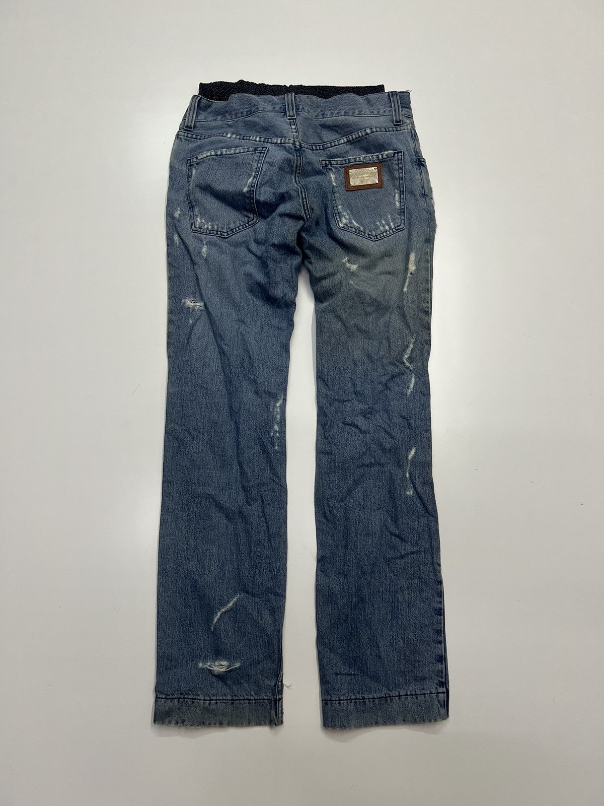 Dolce & Gabbana Insane🔥Dolce & Gabbana Distress Design Denim Size 34 Size US 34 / EU 50 - 3 Thumbnail