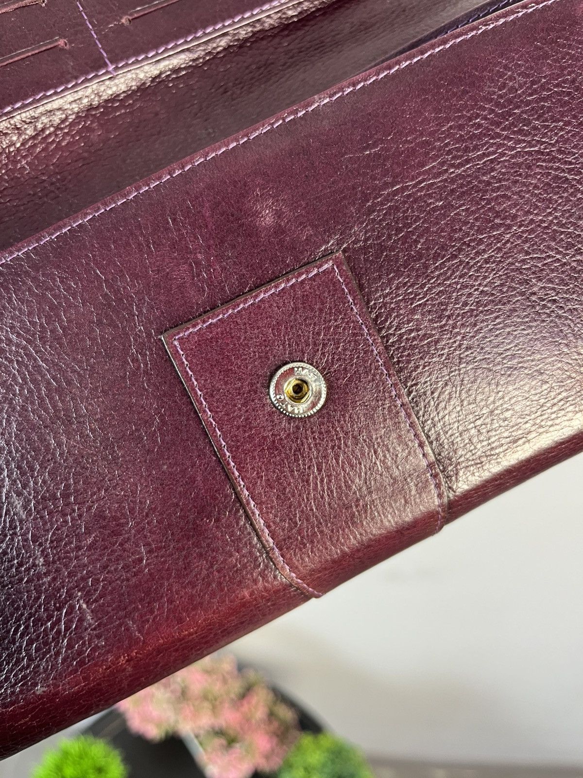 Jimmy Choo × Vintage Jimmy Choo Vintage Y2K Leather Long Wallet Bag Size ONE SIZE - 8 Thumbnail
