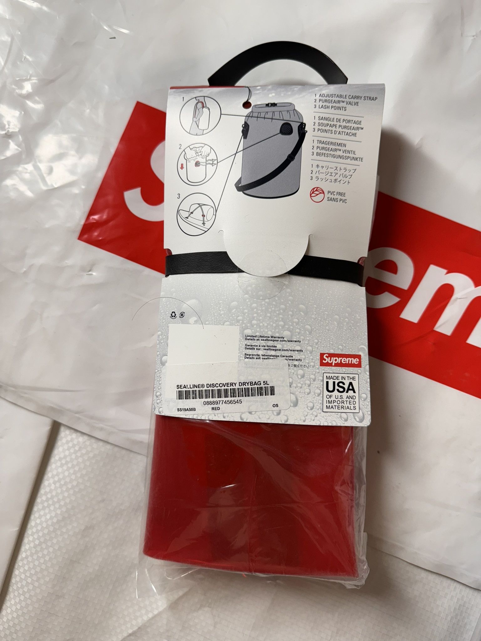 Supreme Sealline Discovery Dry Bag 5l Supreme SealLine Discovery
