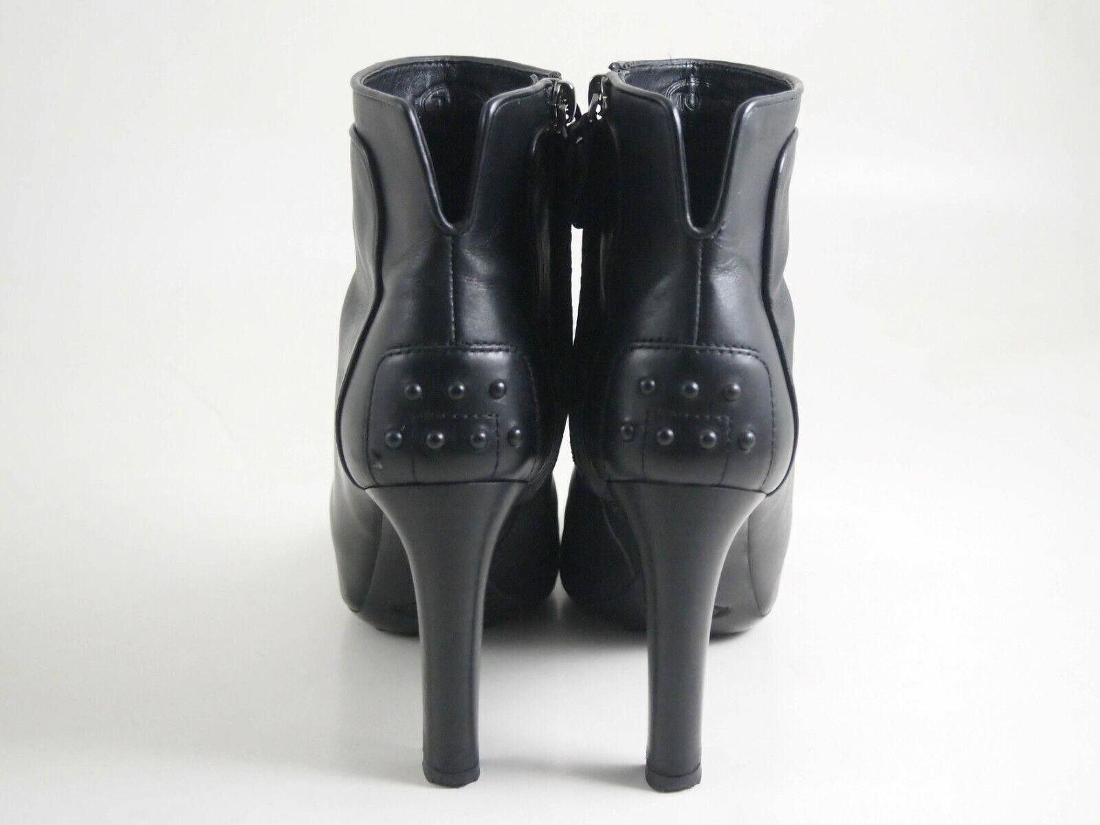 Tod's Tod's High Heel Booties Black Leather Womens US 6 EU 36 Size US 6 / IT 36 - 5 Thumbnail