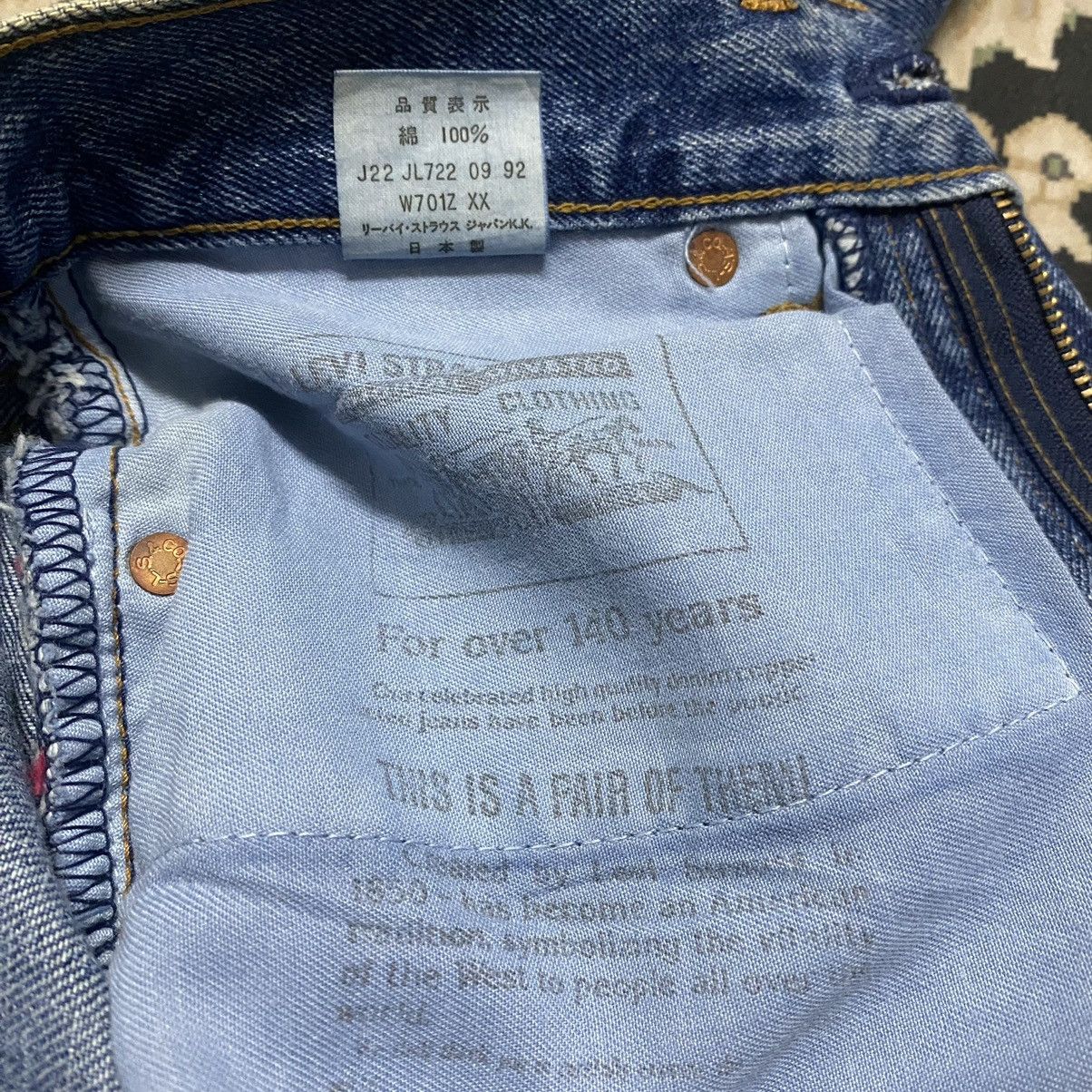 Levi's Vintage Levis W701Z XX Big E Redline Jeans Made in Japan Size 26" / US 2 / IT 38 - 22 Thumbnail
