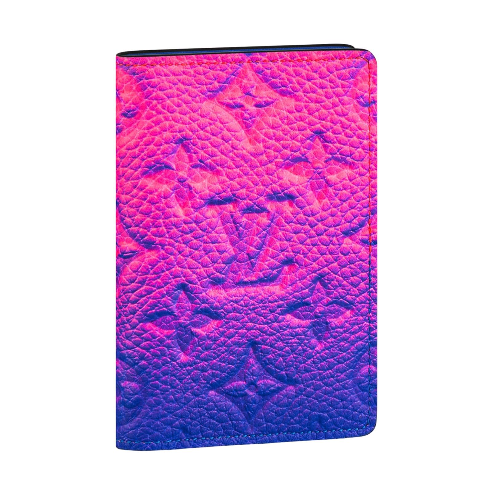 Louis Vuitton Louis Vuitton Pink Blue Ombre Pocket Organizer Wallet Size ONE SIZE - 1 Thumbnail