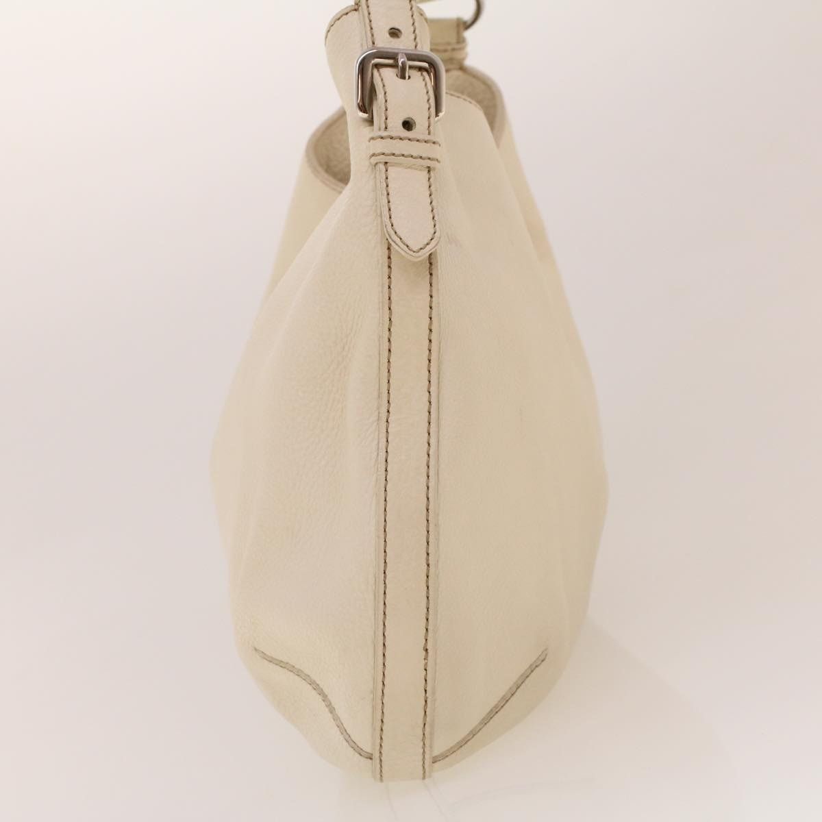 Prada PRADA Shoulder Bag Leather White Size ONE SIZE - 5 Thumbnail