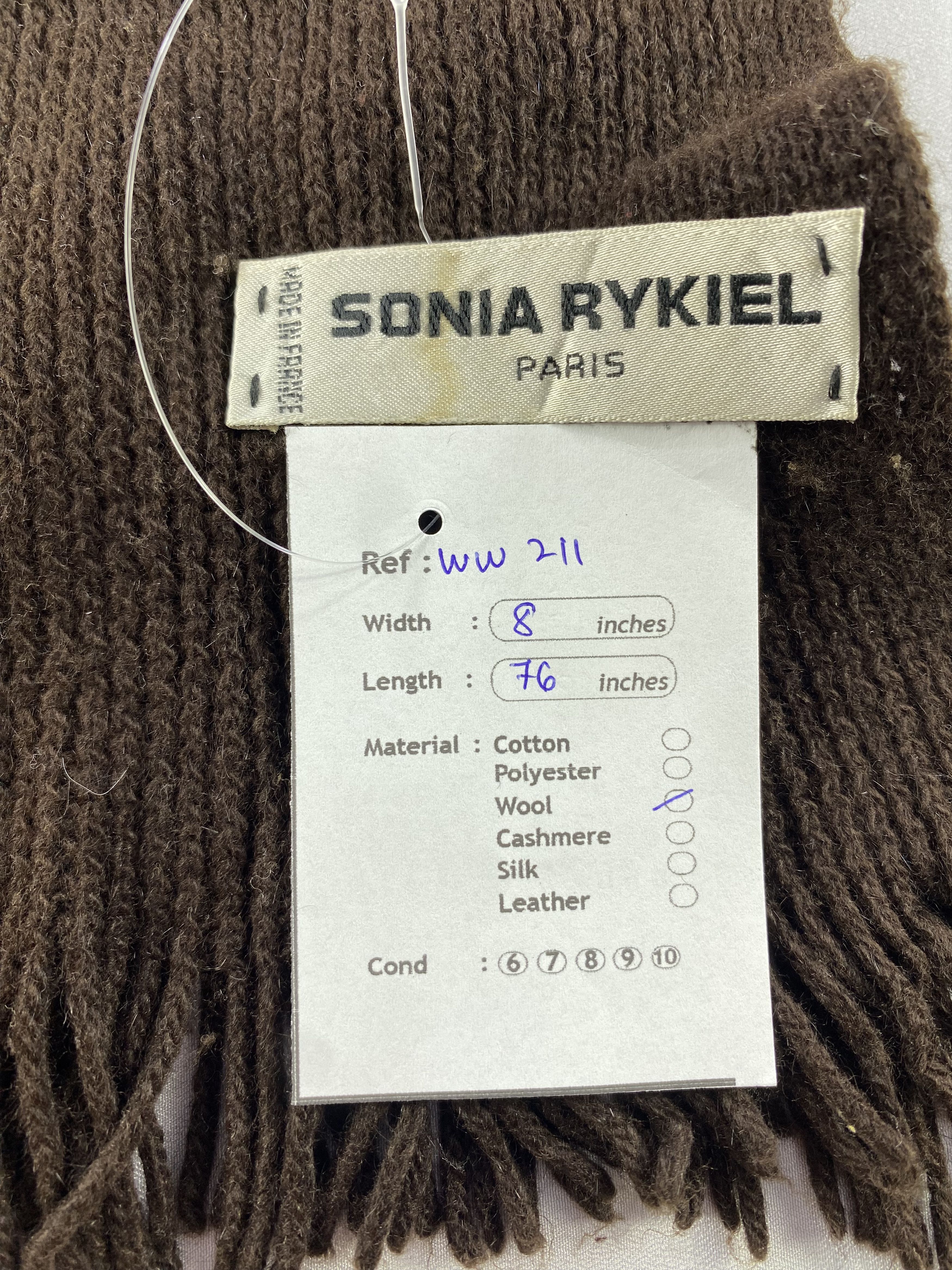 Vintage Sonia Rykiel Scarf / Muffler / Neckwear - WW211 Size ONE SIZE - 5 Thumbnail