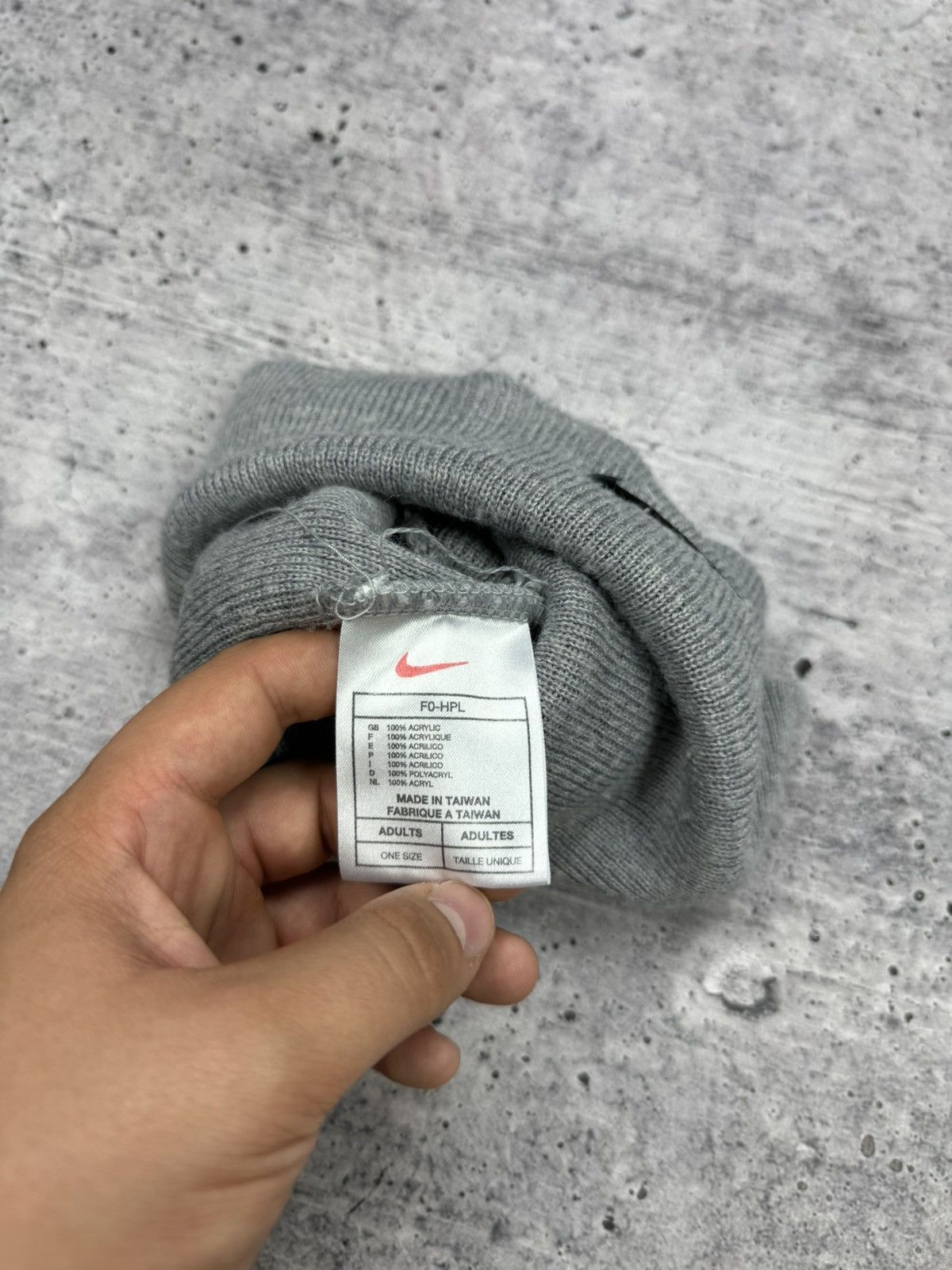 Nike × Vintage Vintage Nike 90’s Y2K Style Warm Hat Beanie SWOOSH Logo Size ONE SIZE - 8 Thumbnail