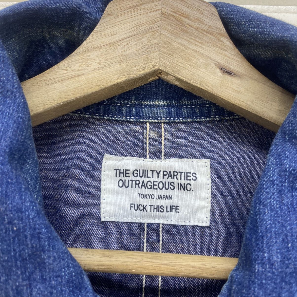 Wacko Maria Wacko Maria Guilty Parties Tokyo Japan Workers Denim Jacket Size US M / EU 48-50 / 2 - 19 Thumbnail