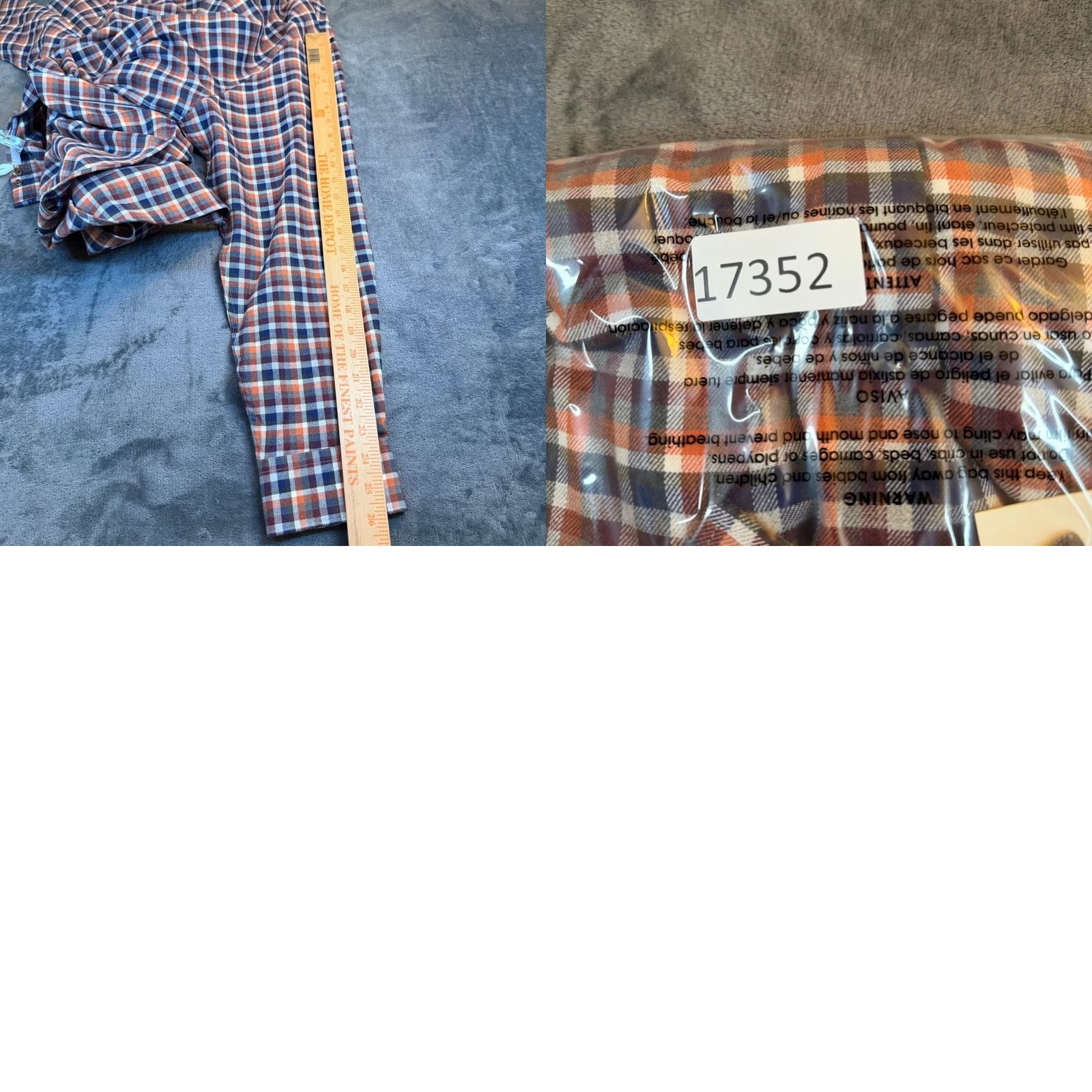 Hart Schaffner Marx Hart Schaffner Marx Canclini Italian Plaid Button Up Shirt Orange XXL Mens NWT Size US XXL / EU 58 / 5 - 8 Thumbnail