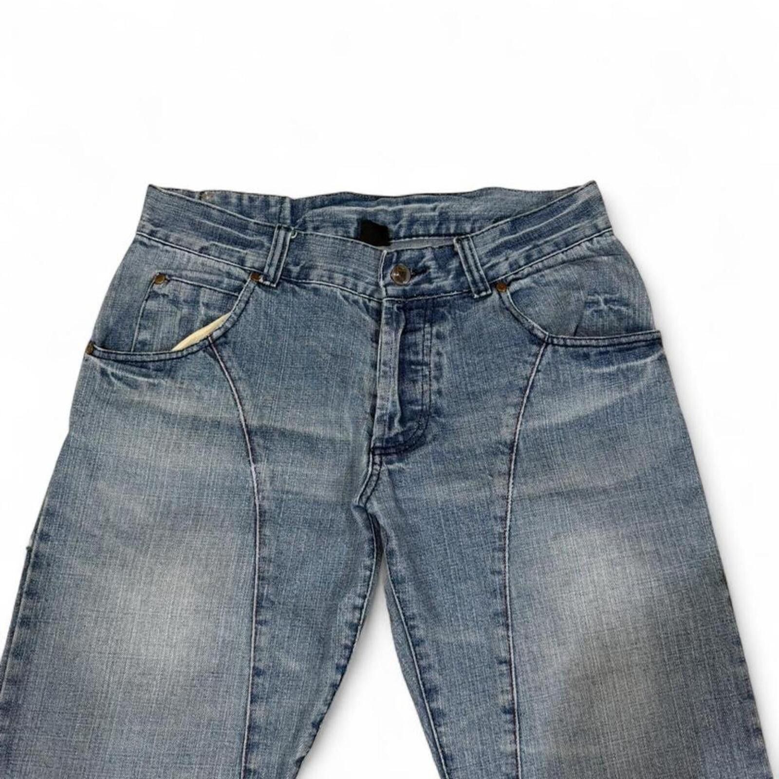 Other T-TRAXX denim jeans straight fit embroidery on back Size US 32 / EU 48 - 6 Thumbnail