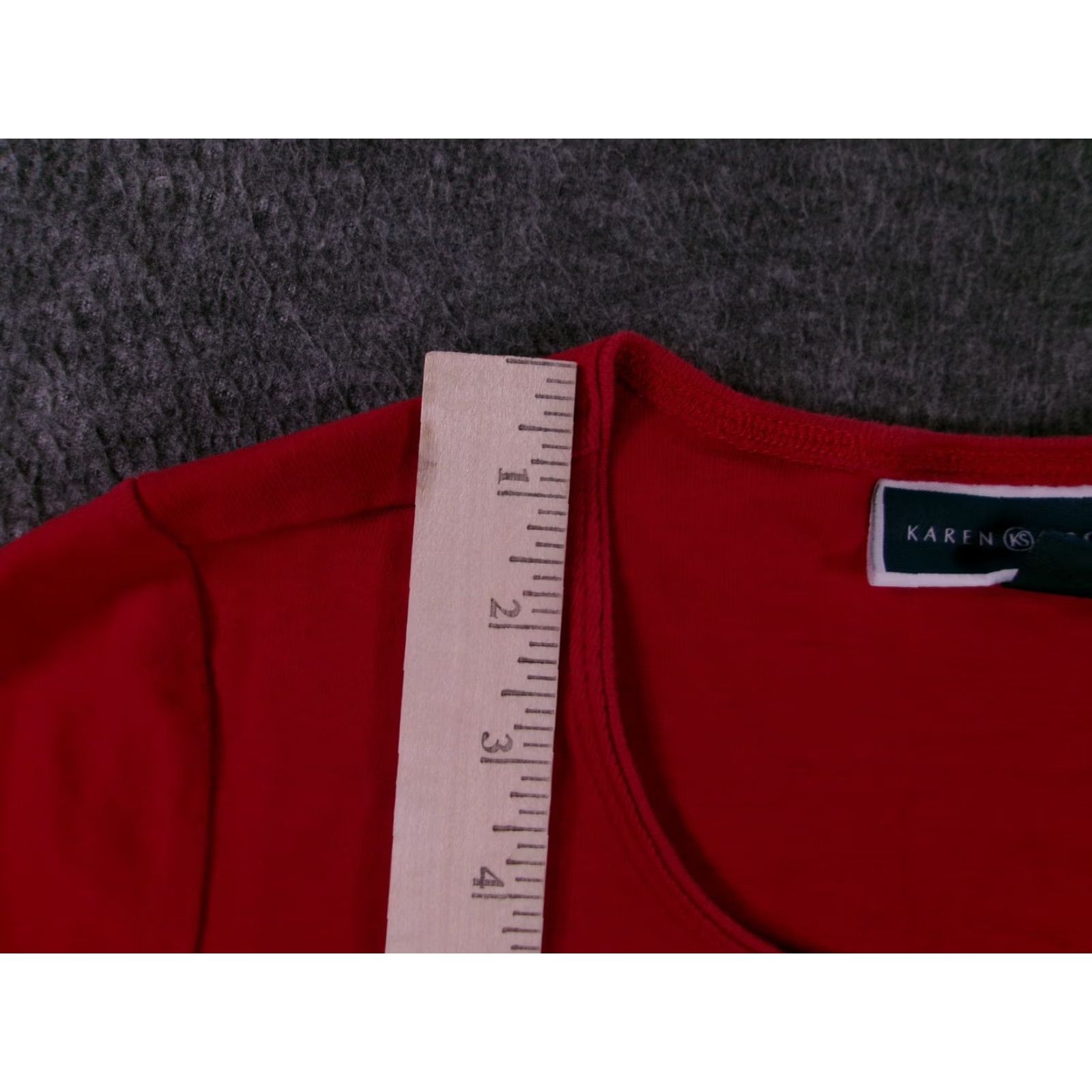 Vintage Karen Scott Shirt Womens M Red Christmas Bicycle Sequin Embellished Long Sleeve Size M / US 6-8 / IT 42-44 - 4 Thumbnail
