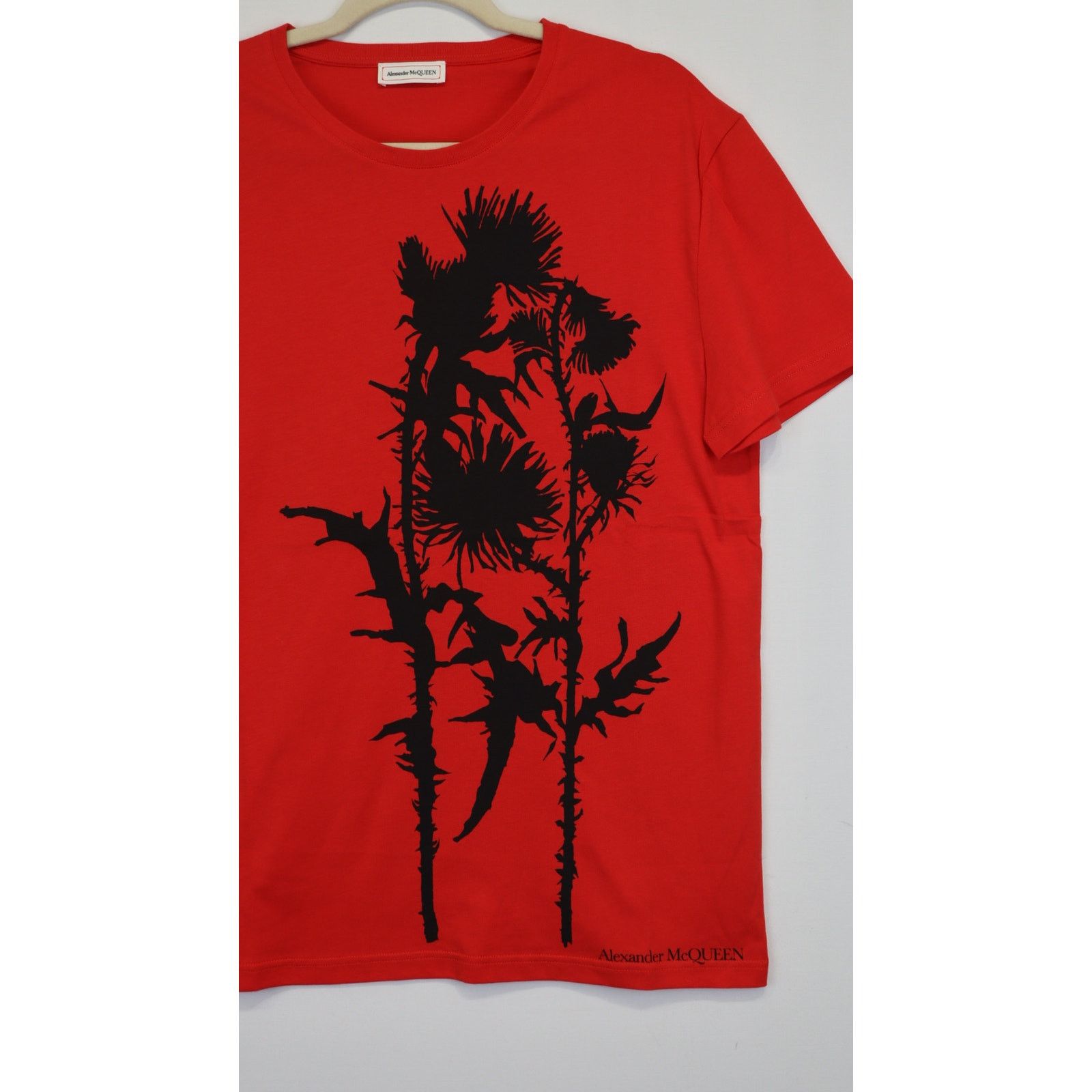 Alexander McQueen o1rshd1 ***Defective / T-Shirt in Red Size US S / EU 44-46 / 1 - 5 Thumbnail