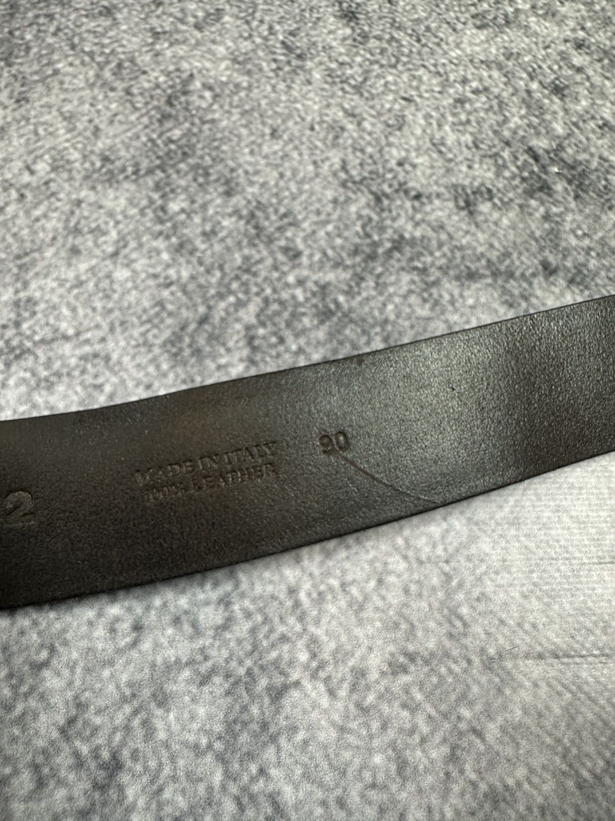 Dsquared2 Y2K Dsquared2 Logo Belts Leather Streetwear Style USA Rare Size ONE SIZE - 4 Thumbnail