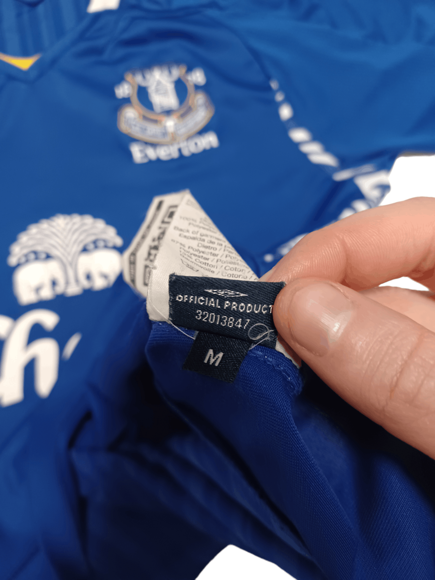 Umbro 07/08 EVERTON CHANG VINTAGE SOCCER FOOTBALL EPL JERSEY KIT Size US M / EU 48-50 / 2 - 8 Thumbnail