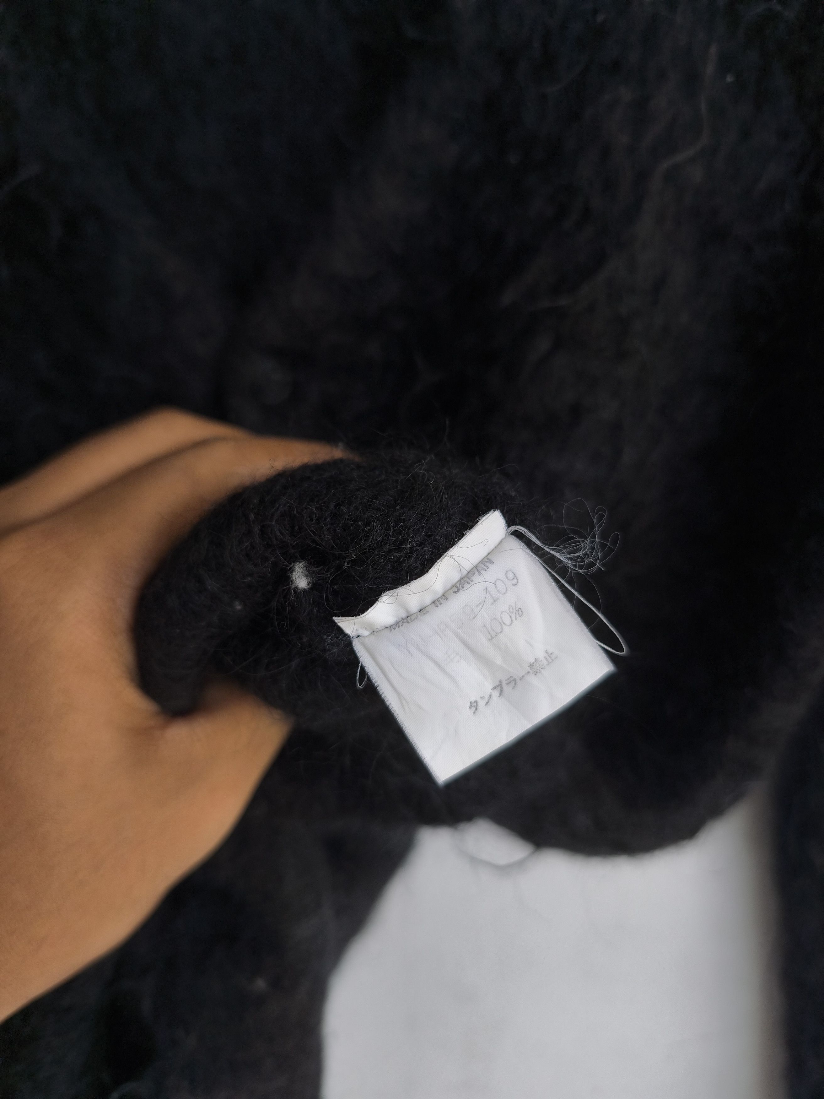 Y's Yohji Yamamoto fuzzy mohair cardigan Size US M / EU 48-50 / 2 - 5 Thumbnail