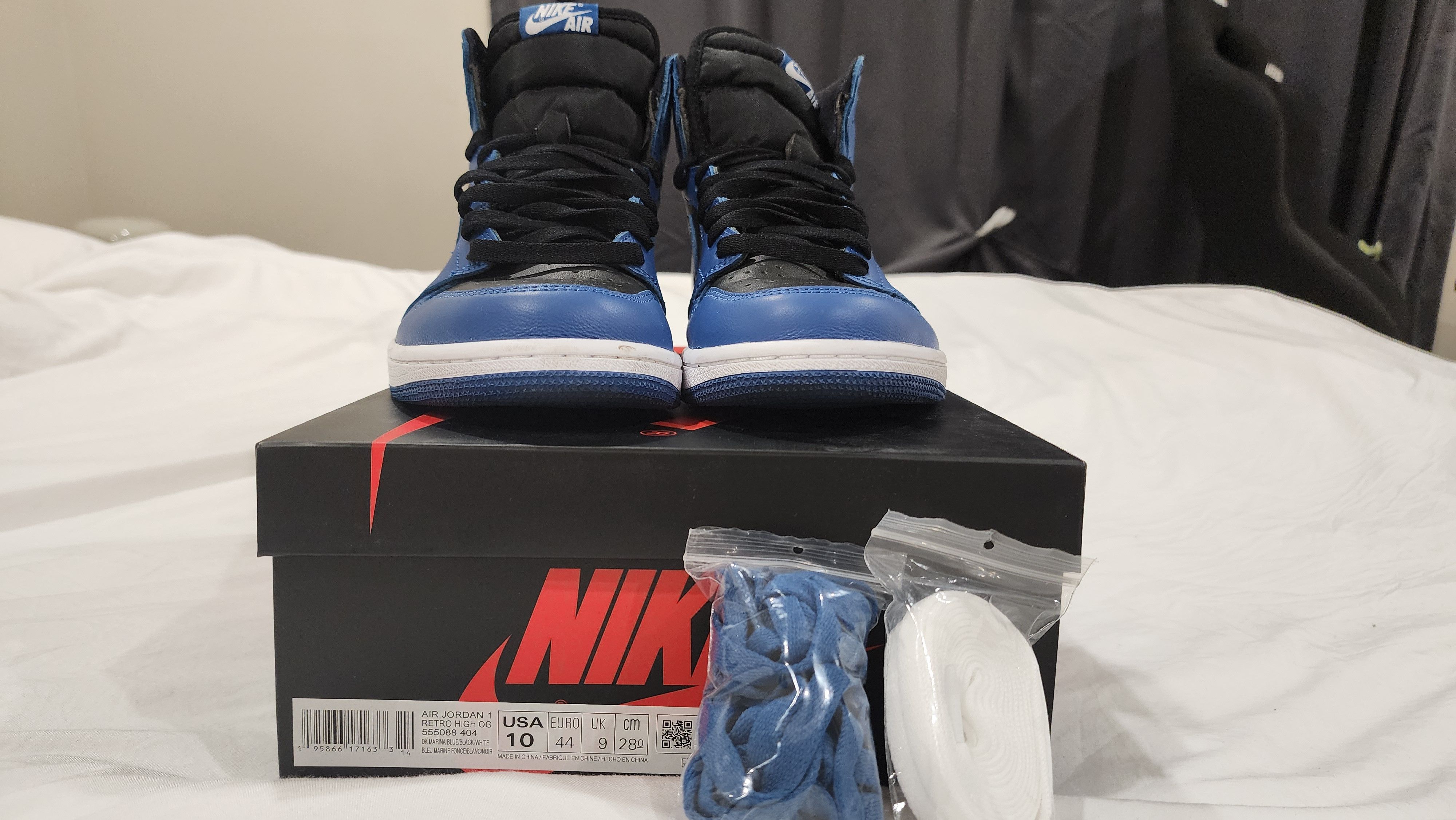 Jordan Brand × Nike Nike Air Jordan 1 High Og Marina Blue | Size U.S10M Size US 10 / EU 43 - 6 Thumbnail