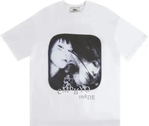 White Color Illusion Girl Embryo Made Tee