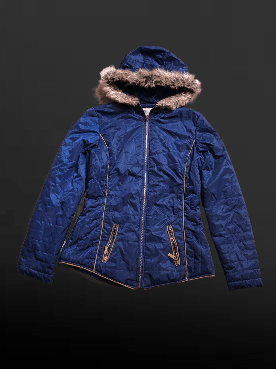 Guess Guess Jacket Medium Navy Windbreaker Hooded Size M / US 6-8 / IT 42-44 - 1 Thumbnail