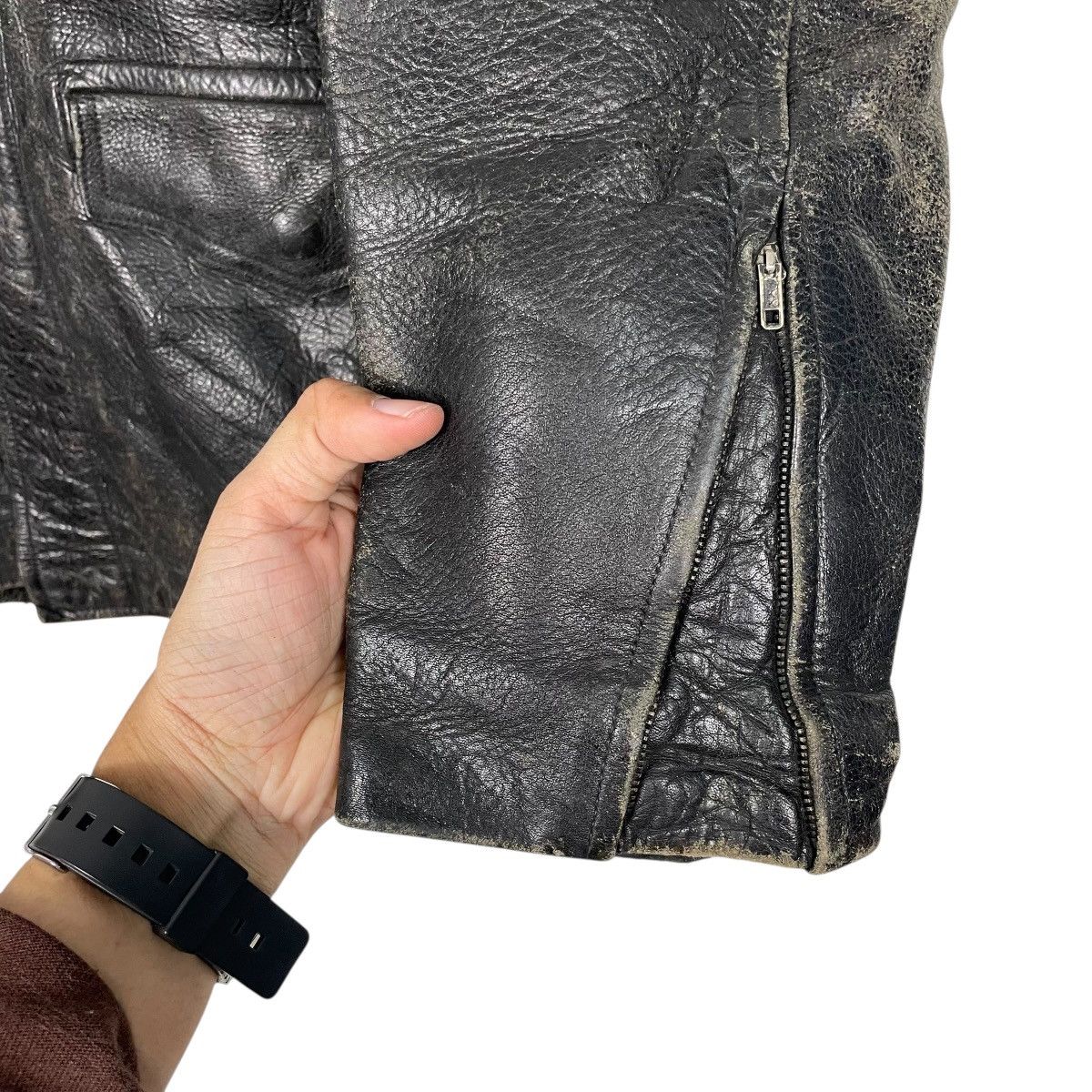 Japanese Brand Taiyo Tokyo Made Leather Jacket Size US S / EU 44-46 / 1 - 13 Thumbnail