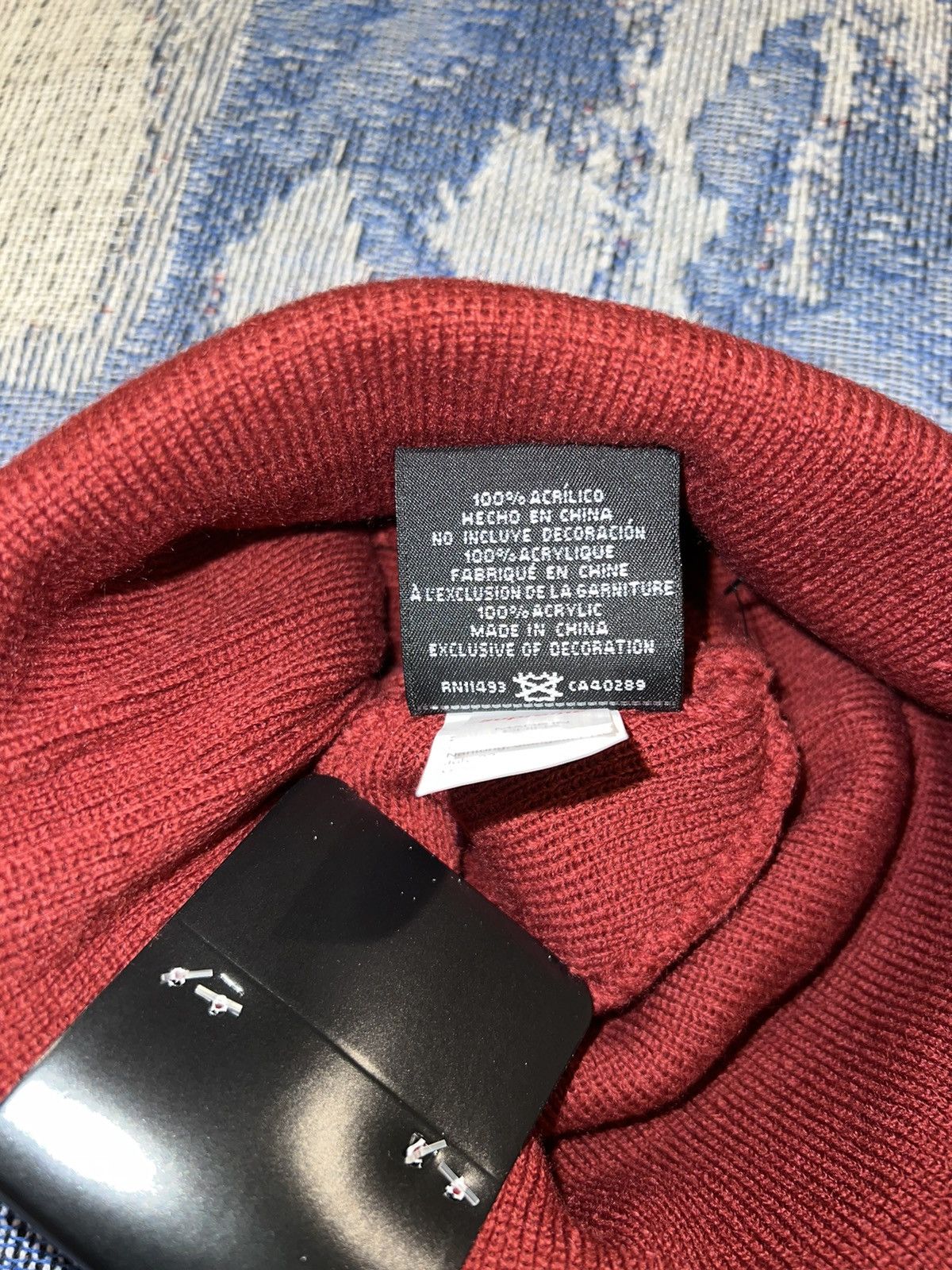 New Era × Supreme Supreme x New Era box logo beanie red FW22 Size ONE SIZE - 4 Thumbnail