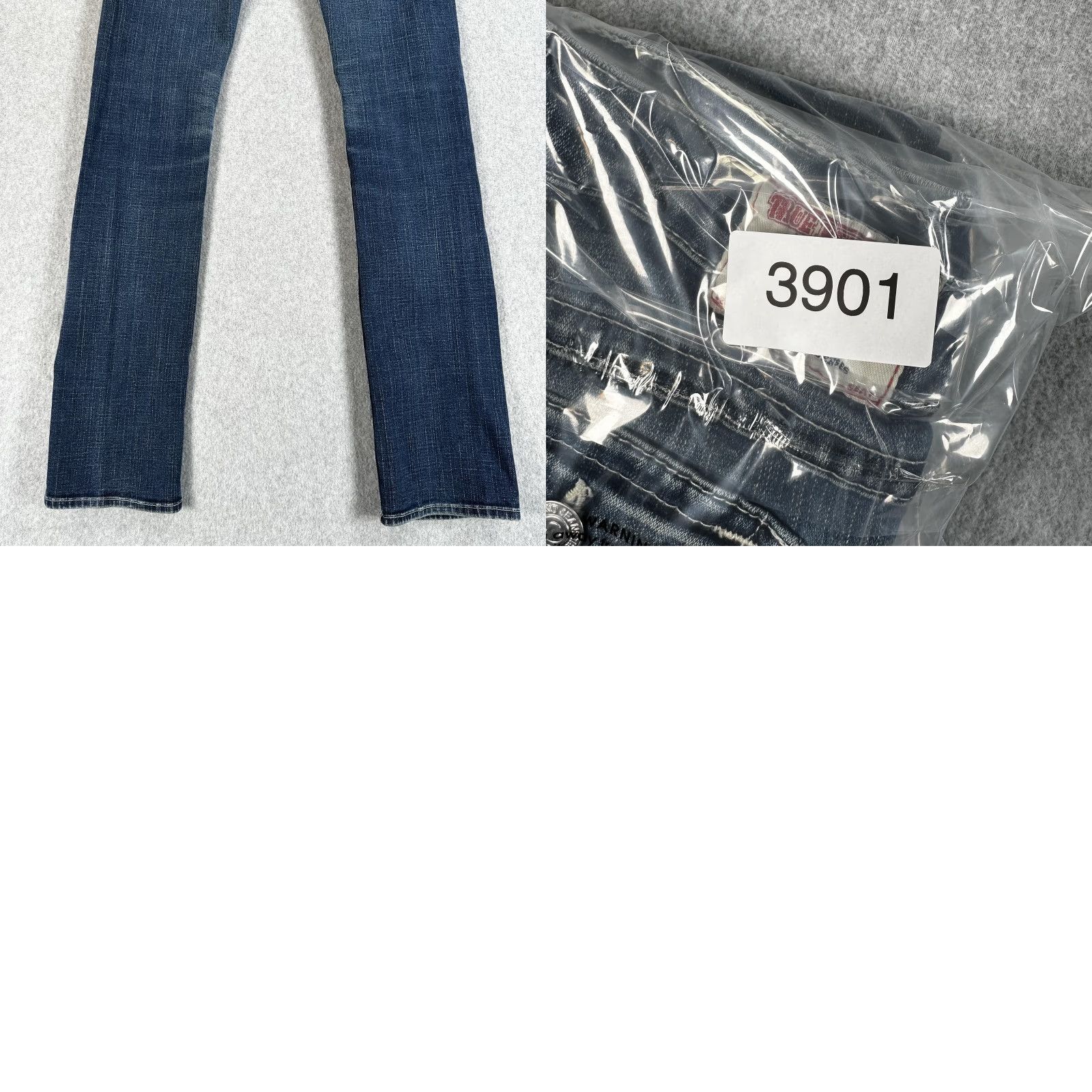 True Religion VINTAGE? No, actually not vintage. True Religion World Tour Jeans Womens 26 Blue Low Rise Straight Flap Pockets USA Size 26" / US 2 / IT 38 - 9 Thumbnail