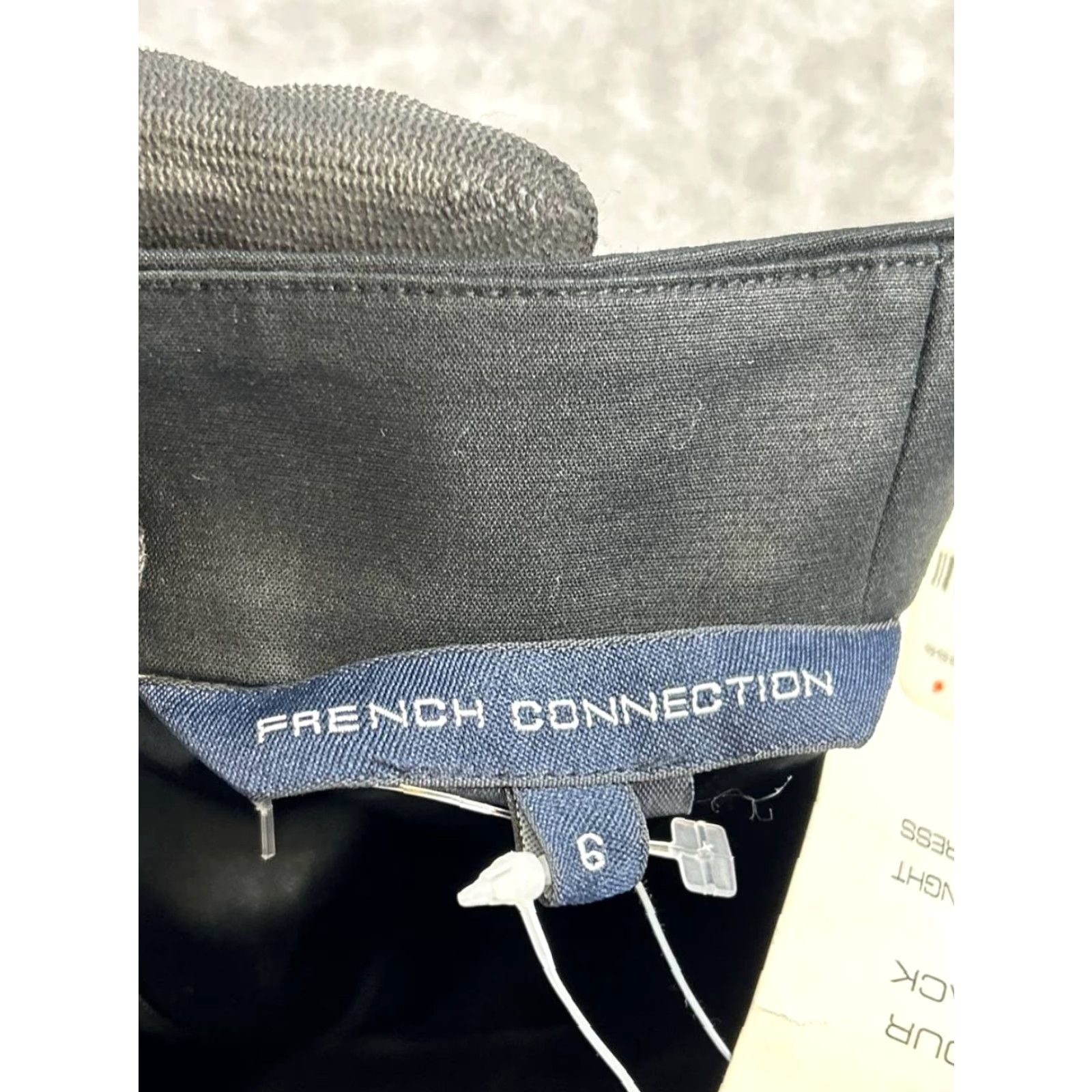 French Connection VINTAGE French Connection Dress Women’s 6 Black Cotton Blouson Short Strapless Sleeveless Party Cocktail Blouson 6 Womens Size M / US 6-8 / IT 42-44 - 3 Thumbnail