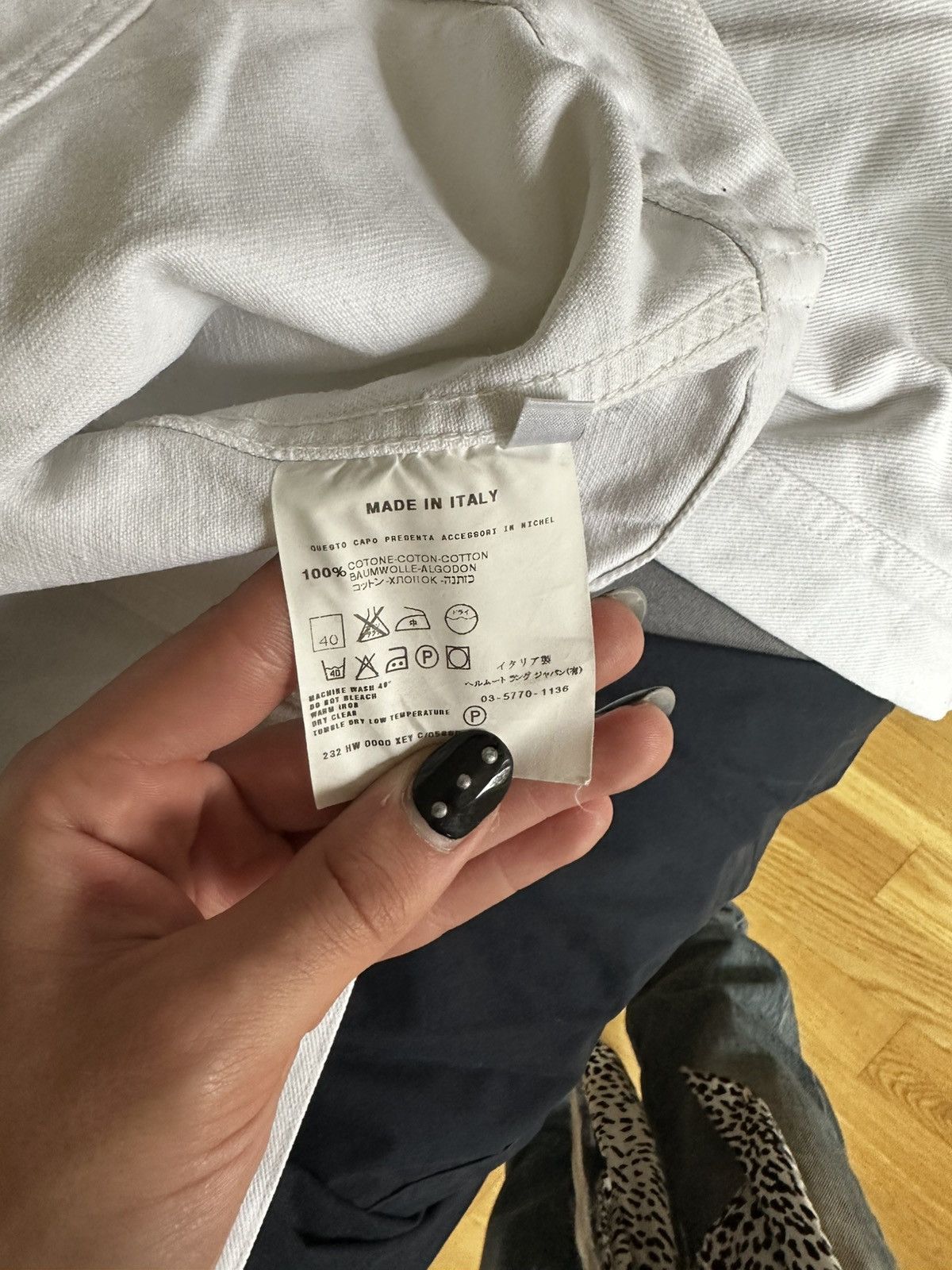 Helmut Lang Helmut Lang White Denim Jacket Size US M / EU 48-50 / 2 - 5 Thumbnail