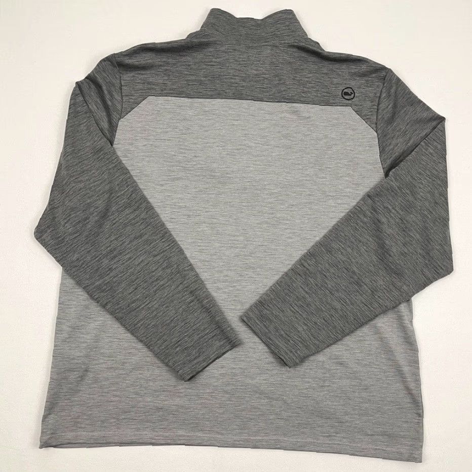 Vineyard Vines Vineyard Vines OTG On The Go Shep Shirt Pullover Mens XL Gray Quarter Zip Golf Size US XL / EU 56 / 4 - 3 Thumbnail