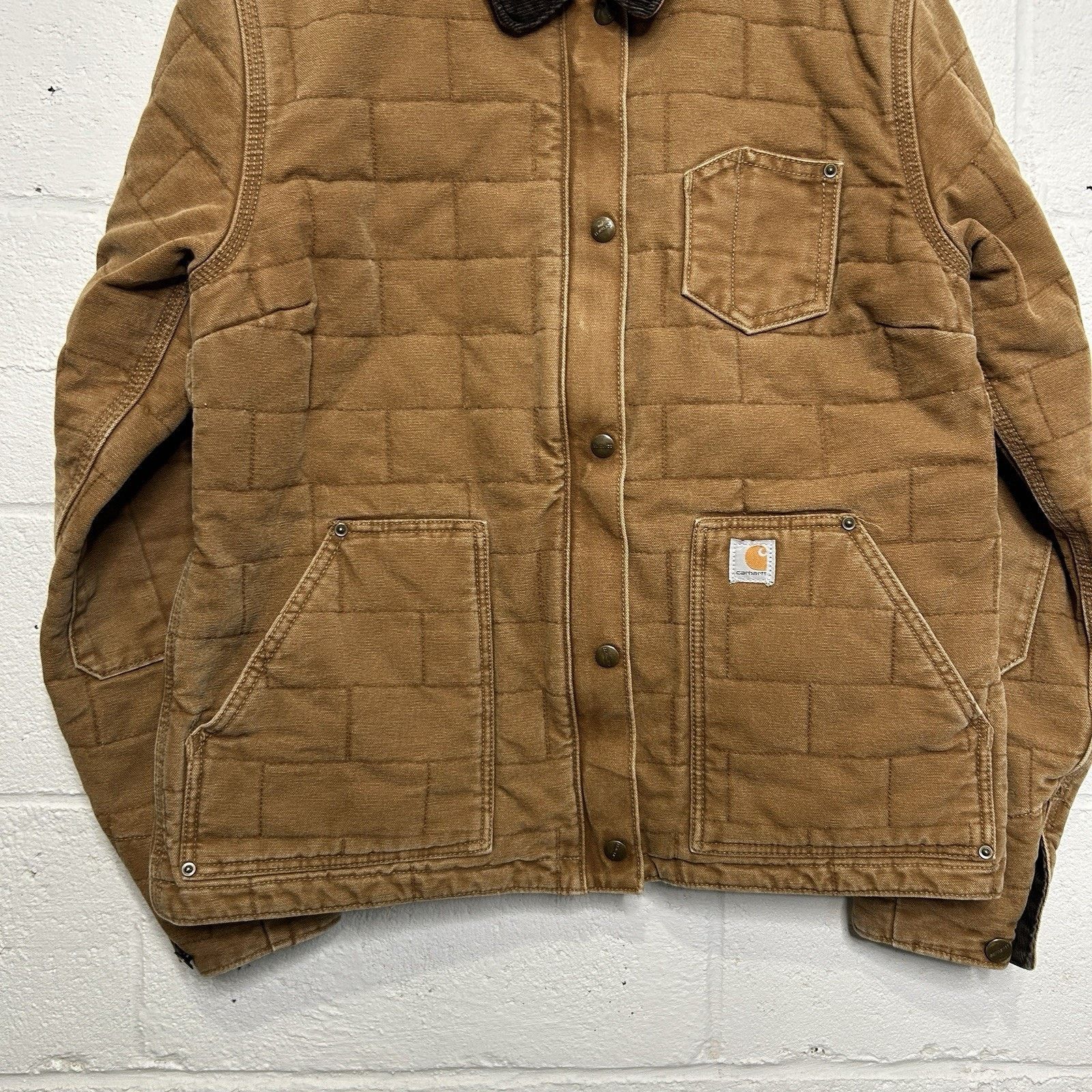 Carhartt Carhartt Sandstone Sherpa-Lined Newhope “Brown” 101405 Size M / US 6-8 / IT 42-44 - 3 Thumbnail