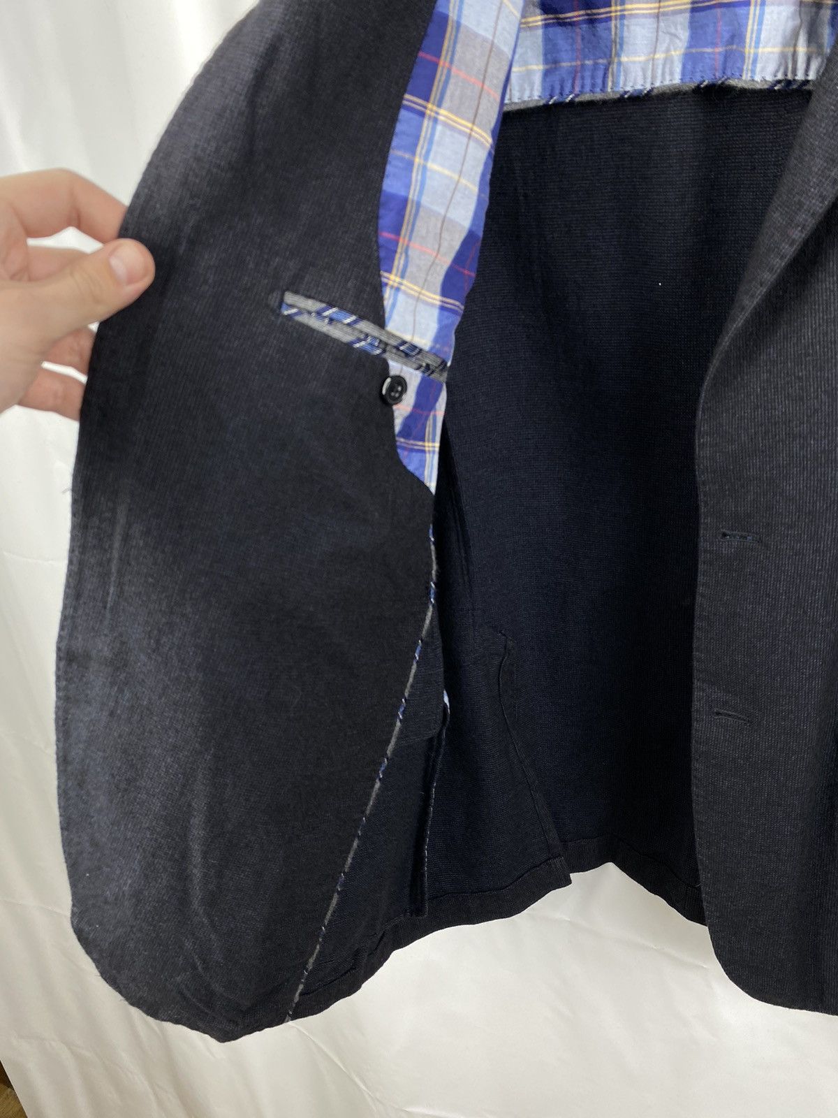 Faconnable Faconnable Wool-Cotton Blazer Size L Size 42L - 8 Thumbnail